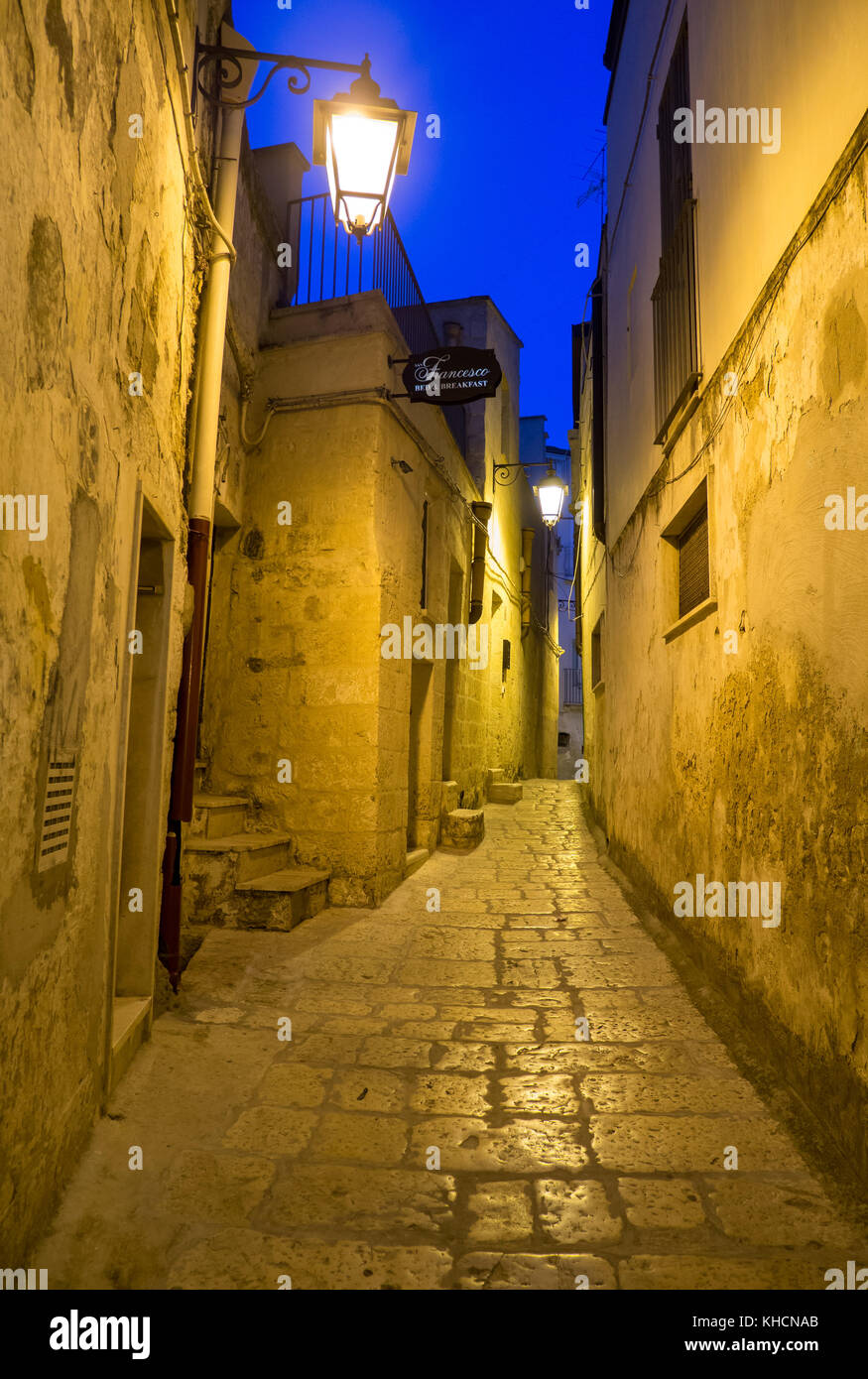 Altamura, Italien - das historische Zentrum der Großstadt in der Provinz Bari, Region Apulien, Süditalien Stockfoto