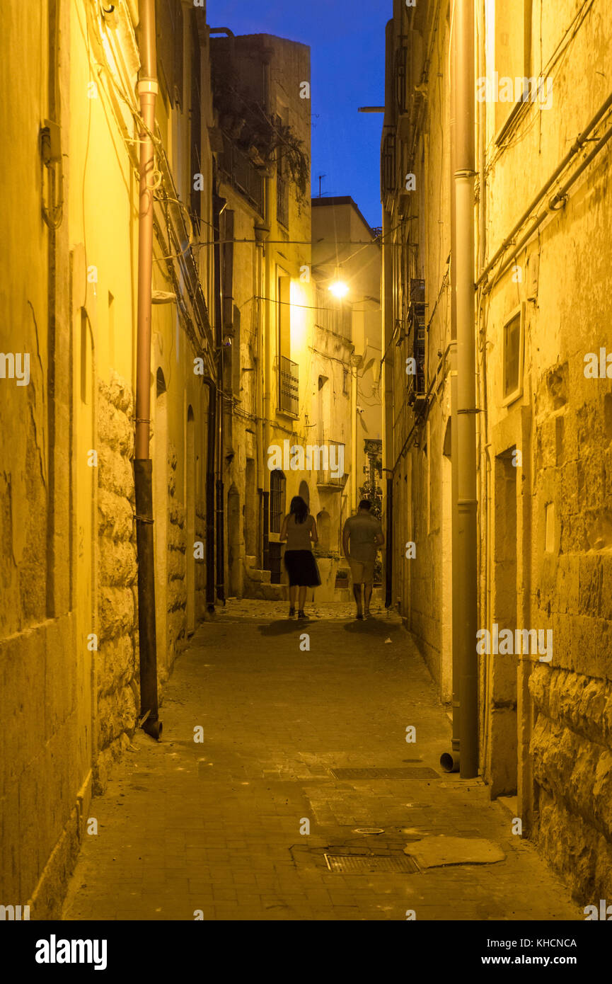 Altamura, Italien - das historische Zentrum der Großstadt in der Provinz Bari, Region Apulien, Süditalien Stockfoto