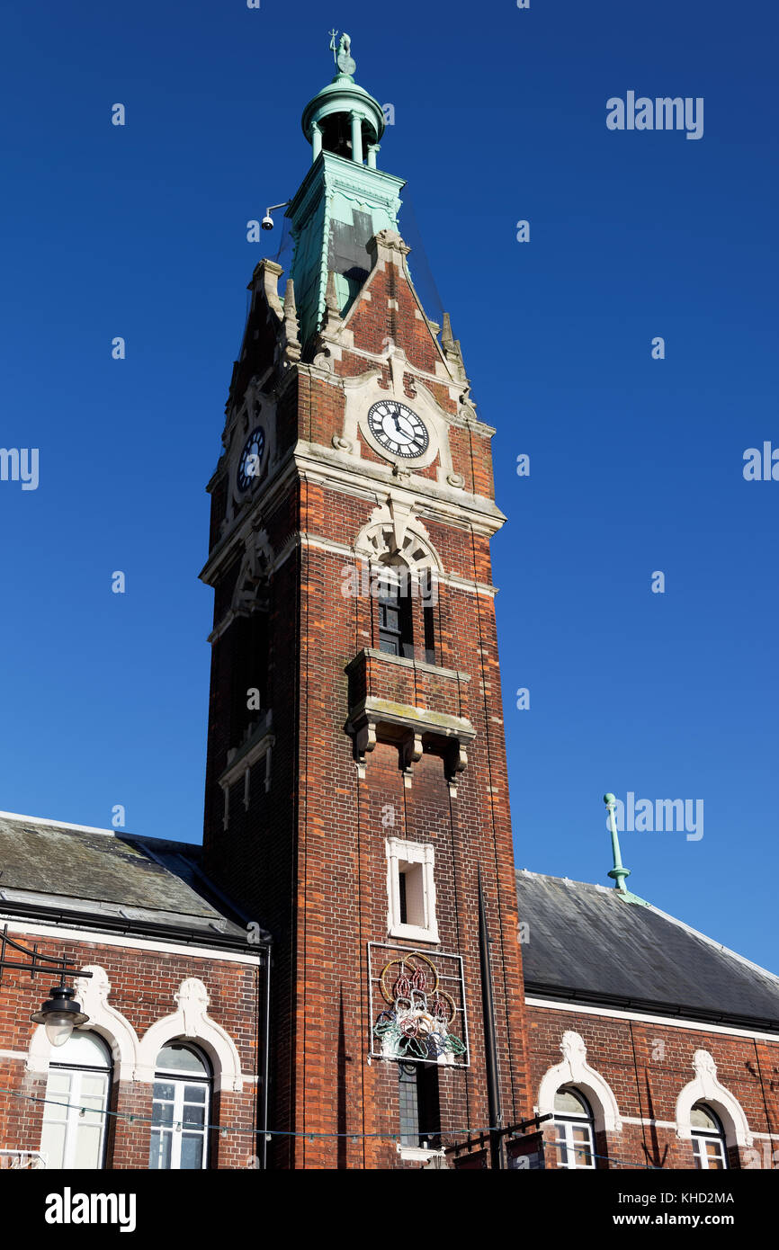 März, CAMBRIDGESHIRE, UK - 23. NOVEMBER: Außenansicht des Rathauses im März am 23. November 2012 Stockfoto