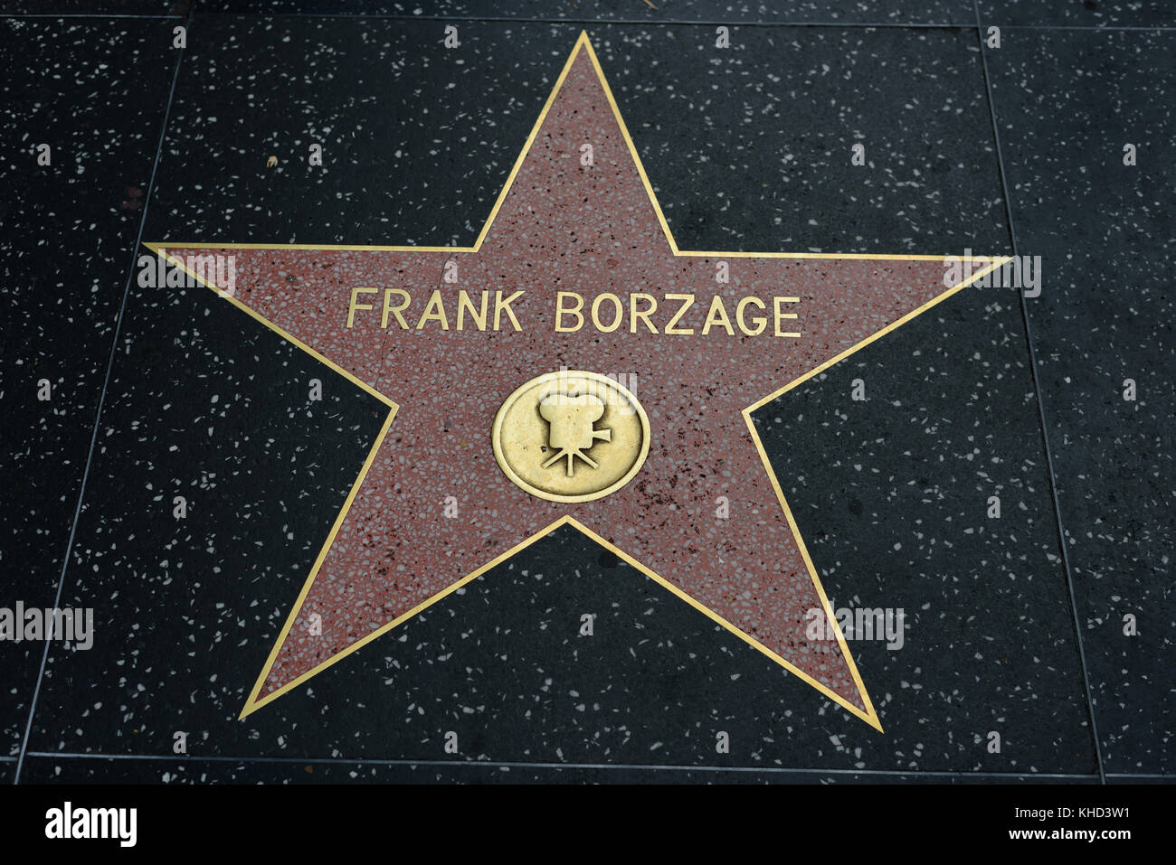 HOLLYWOOD, CA - DEZEMBER 06: Frank Borzage Star auf dem Hollywood Walk of Fame in Hollywood, Kalifornien am 6. Dezember 2016. Stockfoto