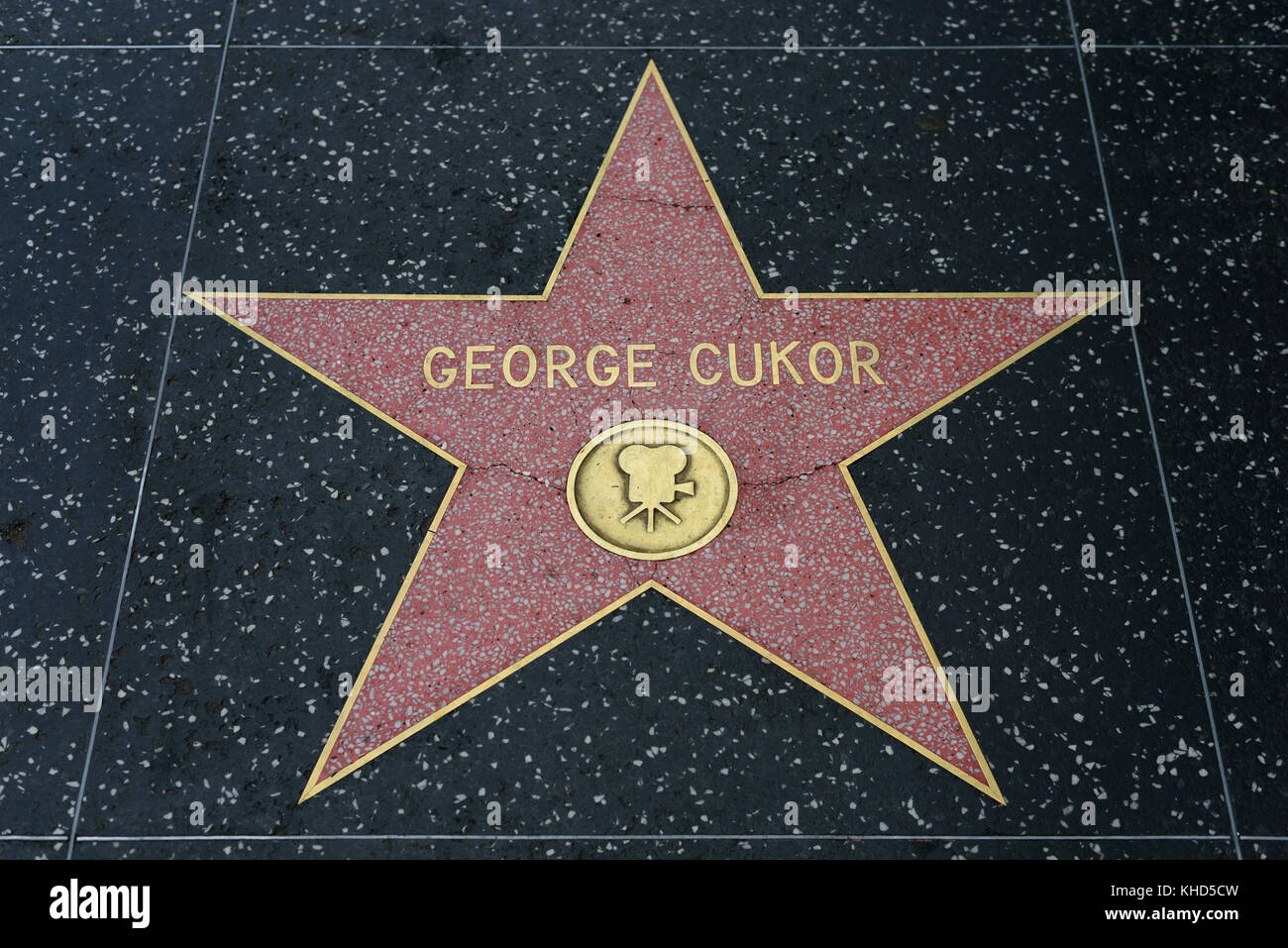 HOLLYWOOD, CA - DEZEMBER 06: George Cukor Star auf dem Hollywood Walk of Fame in Hollywood, Kalifornien am 6. Dezember 2016. Stockfoto