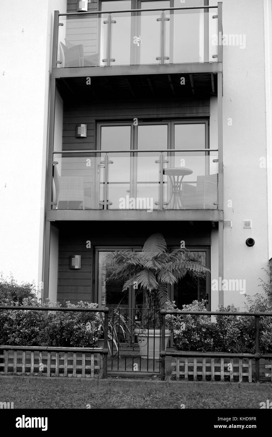 November 2017 - moderner urbaner Outdoor-Wohnraum Stockfoto