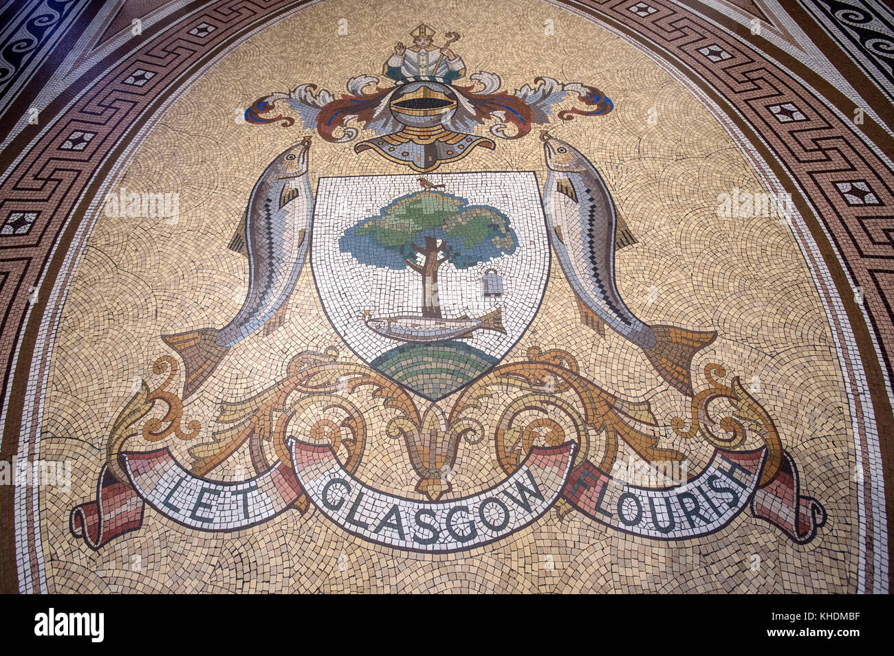 Vereinigtes Königreich, Schottland, Glasgow, DAS INNERE DER STADT KAMMERN GEBÄUDE AUF DEM GEORGE SQUARE Stockfoto