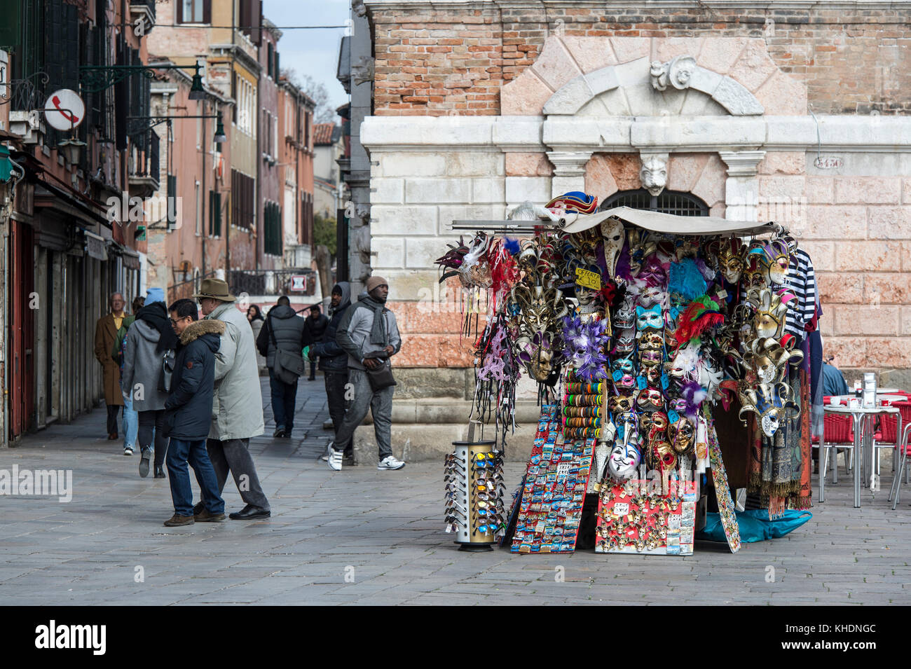 Italien, Veneto, Venedig, Campo Santa Margherita. Stockfoto