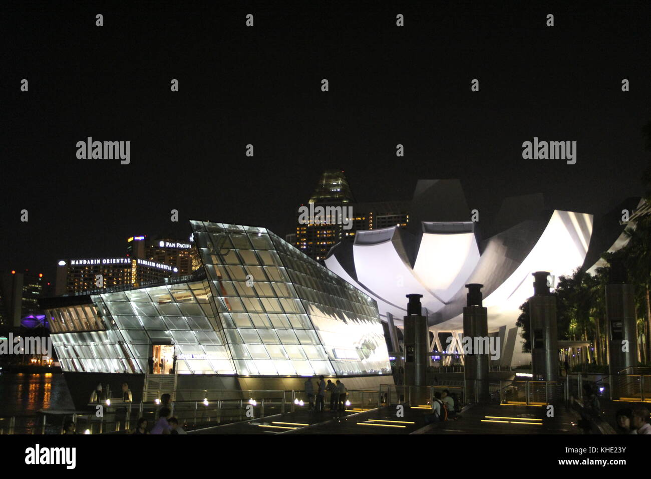 Singapur kultige Nacht anzeigen Stockfoto