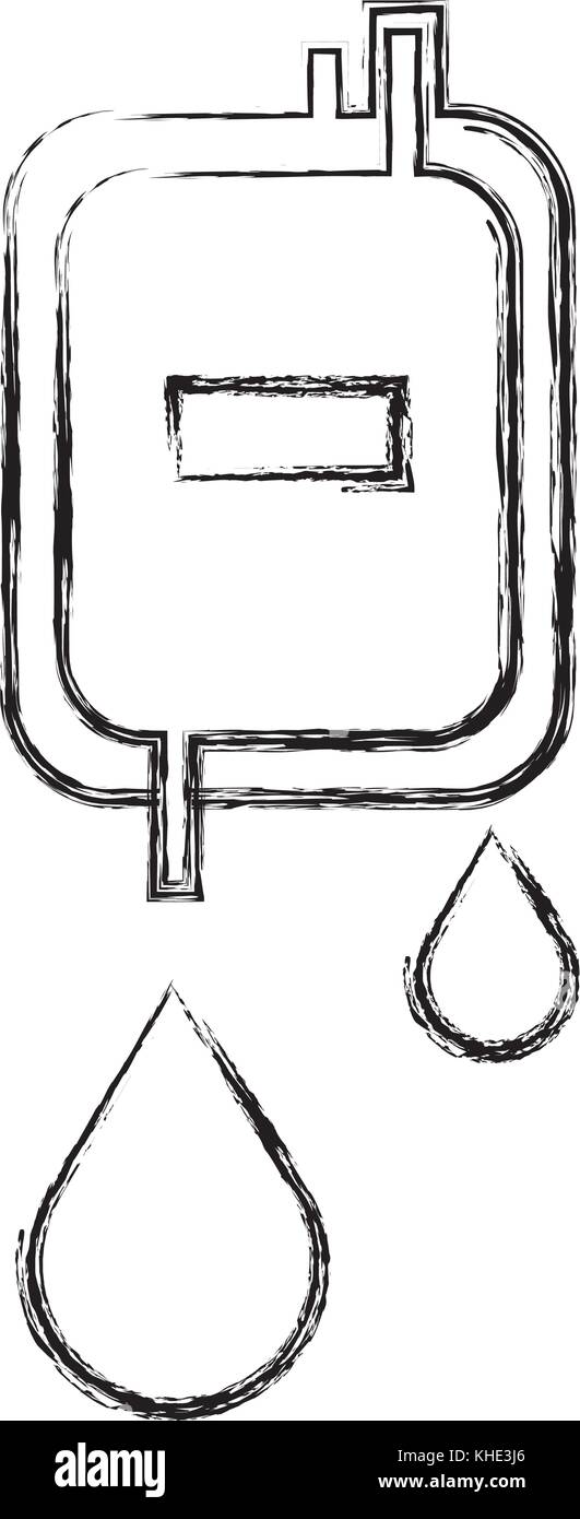 Blutbeutel isoliert Symbol Vektor-Illustration-design Stock Vektor