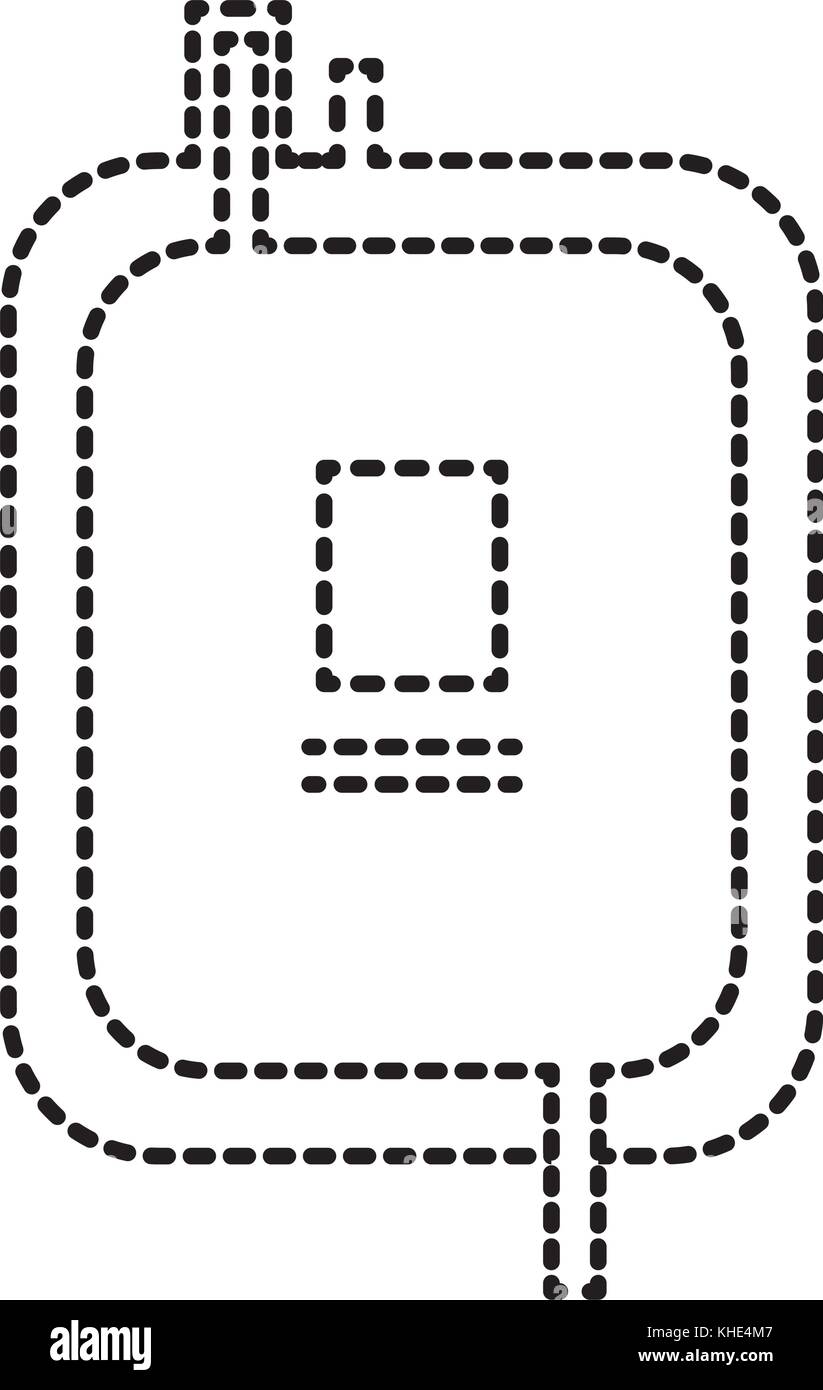 Blut-Tasche-isoliert-Symbol Stock Vektor Blut-Tasche-isoliert-Symbol Stock Vektor