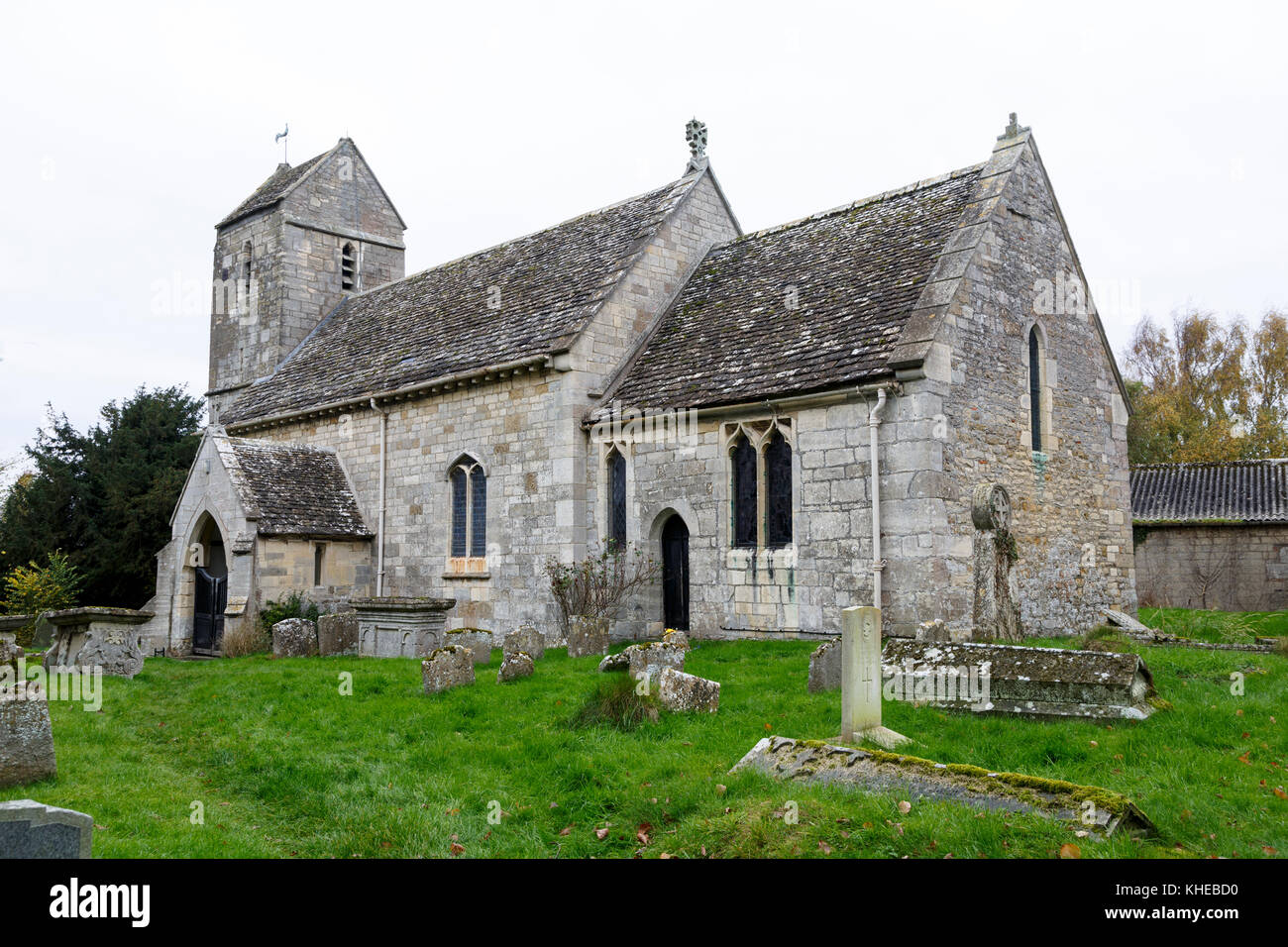 St. Swithun Kirche, Brookthorpe, Gloucestershire, einer historischen Kirche von den Kirchen Conservation Trust beibehalten Stockfoto
