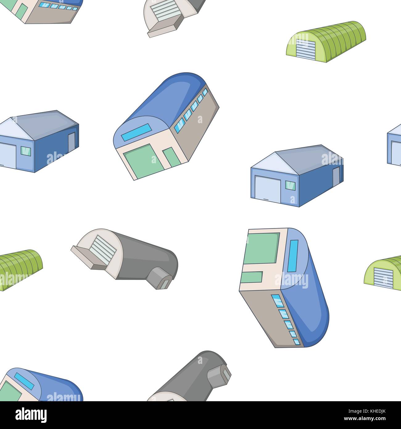 Storage Muster, Cartoon Stil Stock Vektor