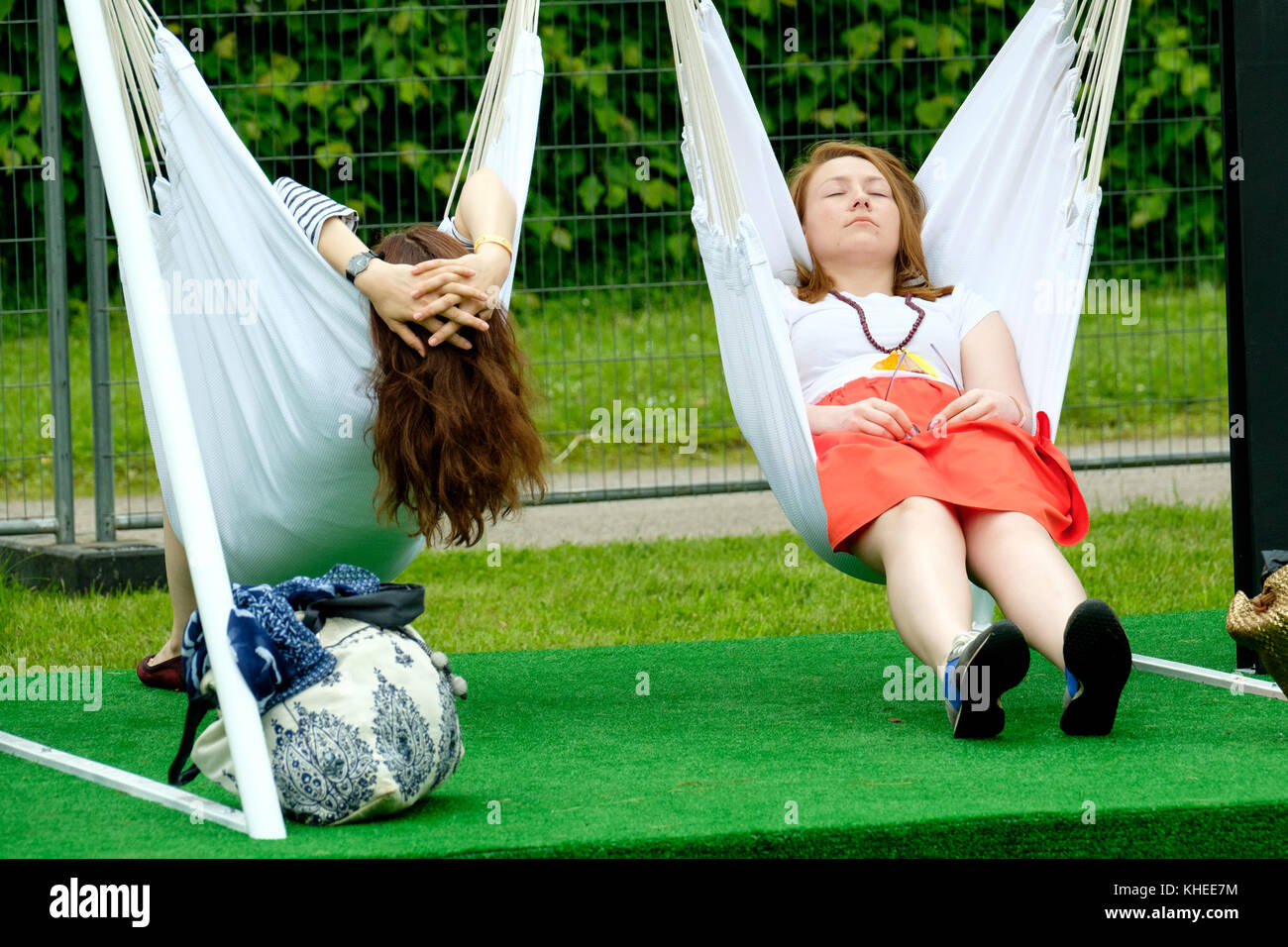 Internationales Festival Usadba erreichbar Jazz Stockfoto
