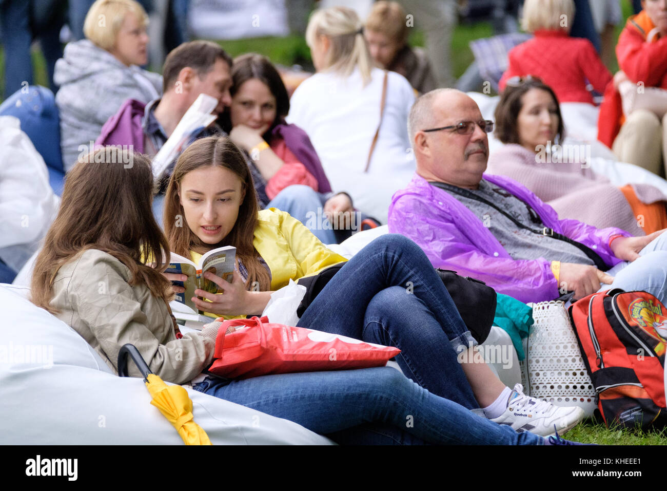 Internationales Festival Usadba erreichbar Jazz Stockfoto