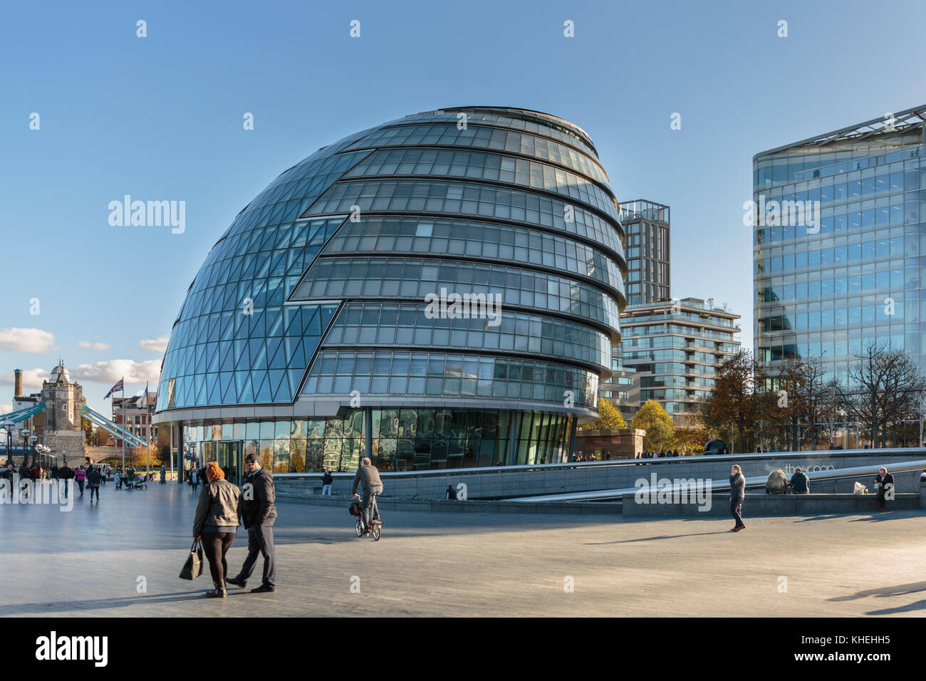 Rathaus, Sitz der Greater London Authority (GLA), der Bürgermeister von London und der London Assembly, Southwark, London, England, Vereinigtes Königreich Stockfoto