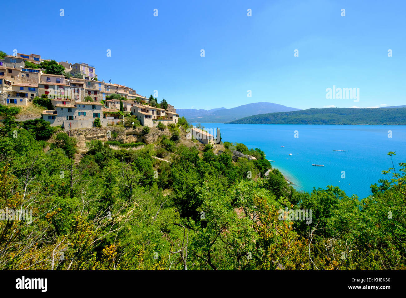 Sainte Croix du Verdon, Provence, Alpes, Frankreich Stockfoto