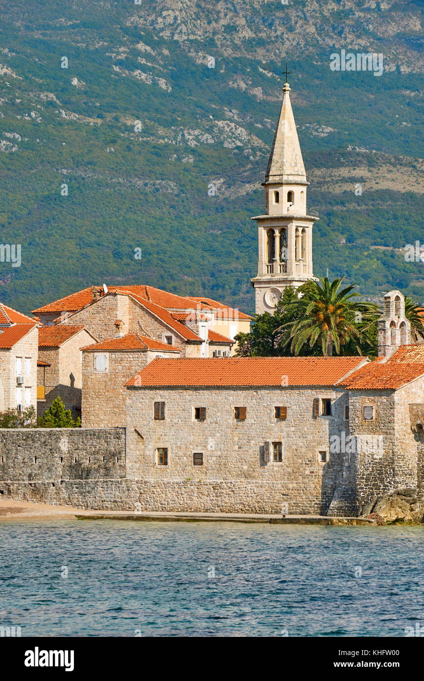 Altstadt (Stari Grad), Budva, Montenegro Stockfoto