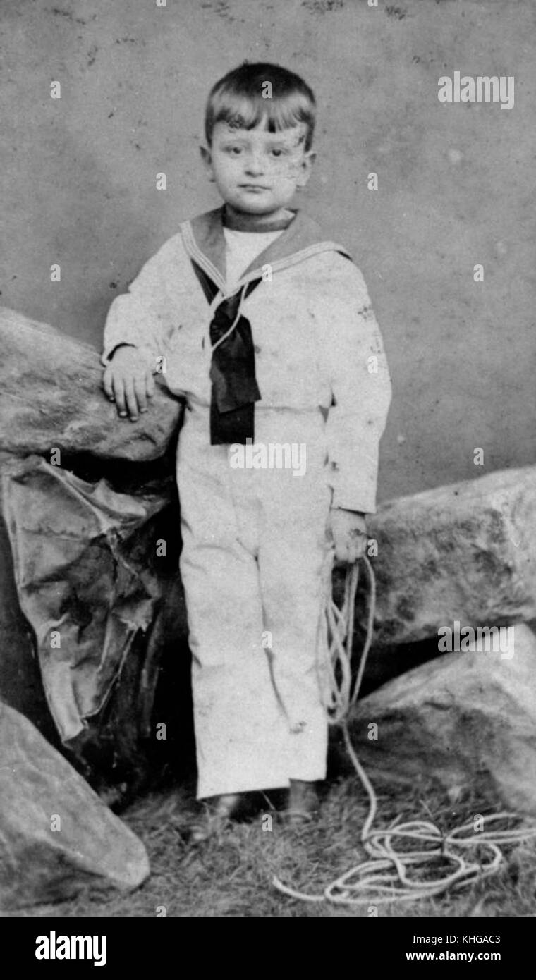 2 182643 Christian C. Dahl, vier Jahre alt, 1881 Stockfoto
