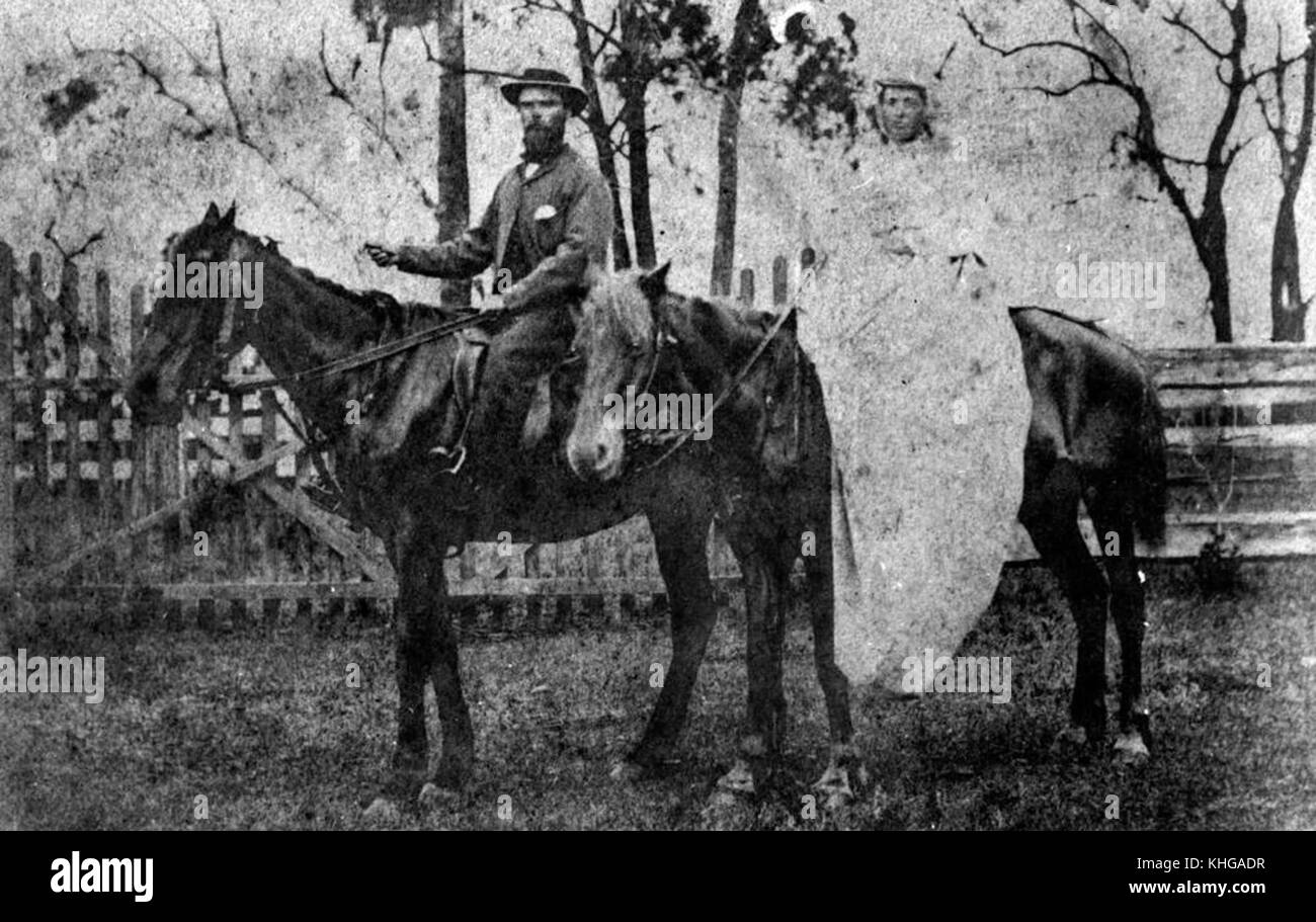 1 195639 Daniel und Mary Colburn von Victoria Point, Ca. 1870 Stockfoto