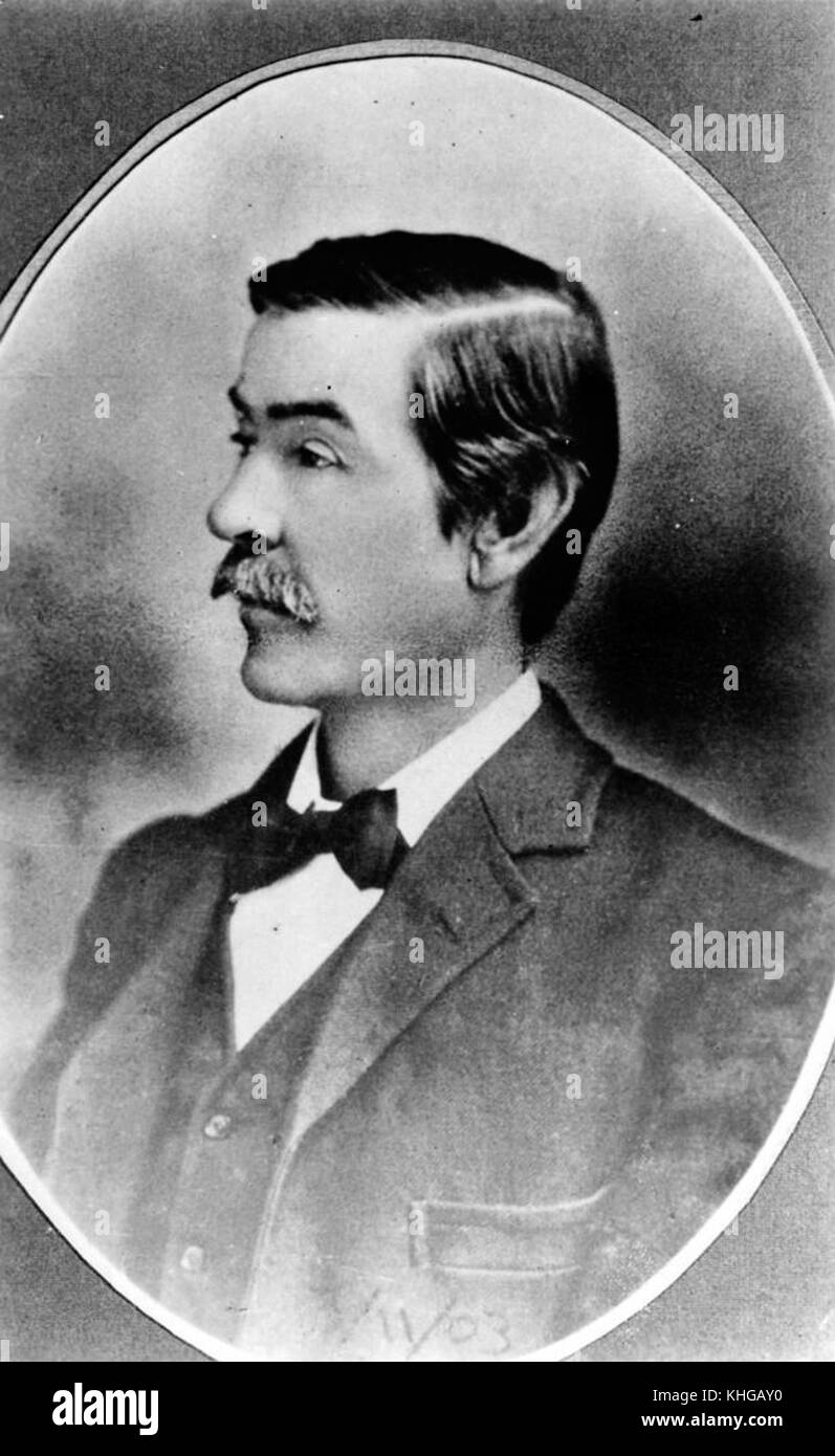 Es handelt sich um ein Bild, das mit Joseph Furphy verwandt ist, einem australischen Autor, der für seinen Roman *so ist das Leben* bekannt ist. Furphy ist für seine Beiträge zur australischen Literatur im späten 19. Und frühen 20. Jahrhundert bekannt. Stockfoto