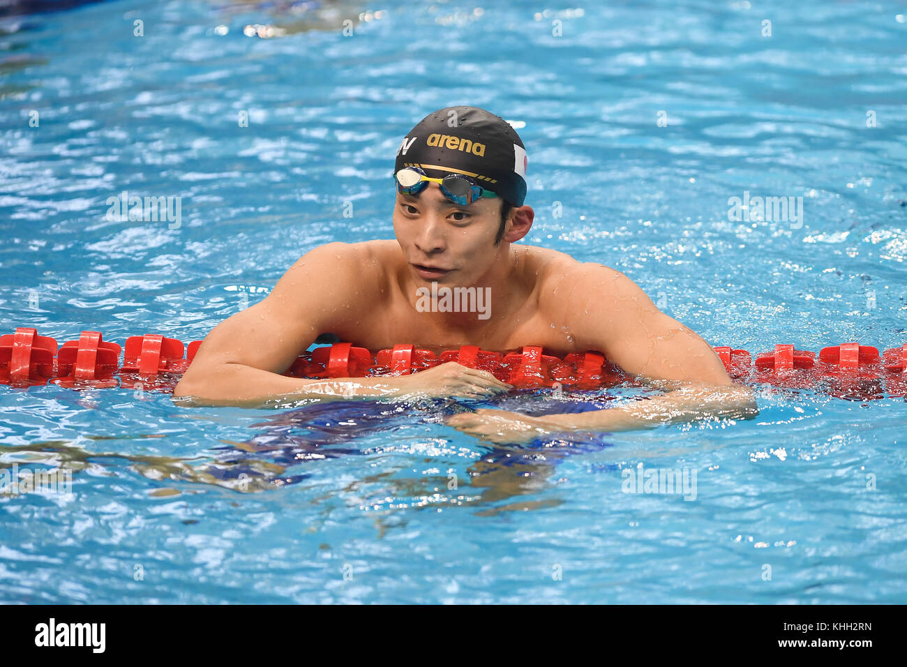 Singapur. 18 Nov, 2017 irie Ryosuke (JPN), 18.November 2017 - Schwimmen: fina/airweave schwimmen Wm 2017 Singapur (SGP) Männer 100 m backstrok in ocbs Aquatic Center in Singapur heizt. Credit: haruhiko Otsuka/LBA/alamy leben Nachrichten Stockfoto