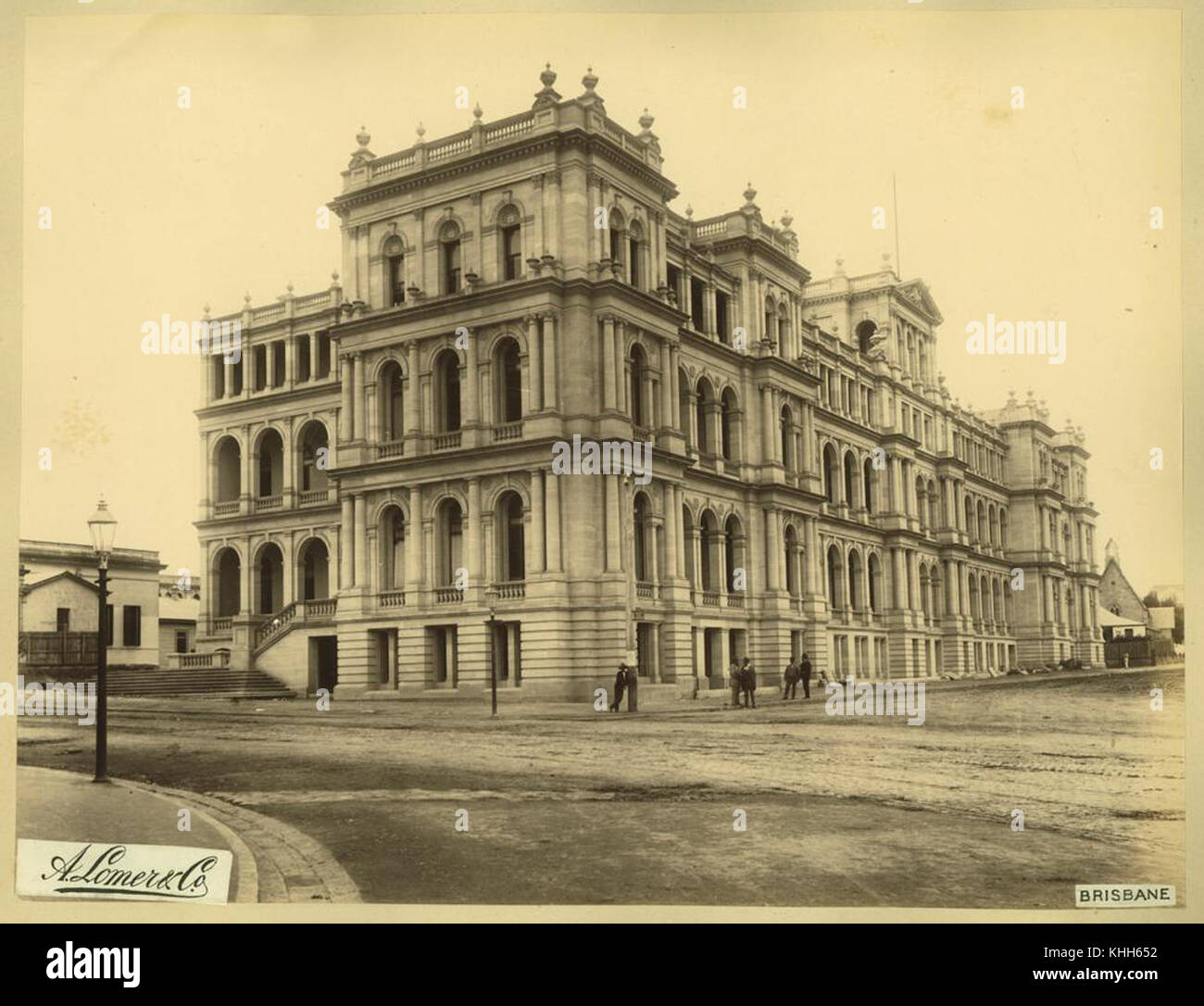 1 234854 eigene Gebäude in der Queen Street, Brisbane, 1889 Stockfoto