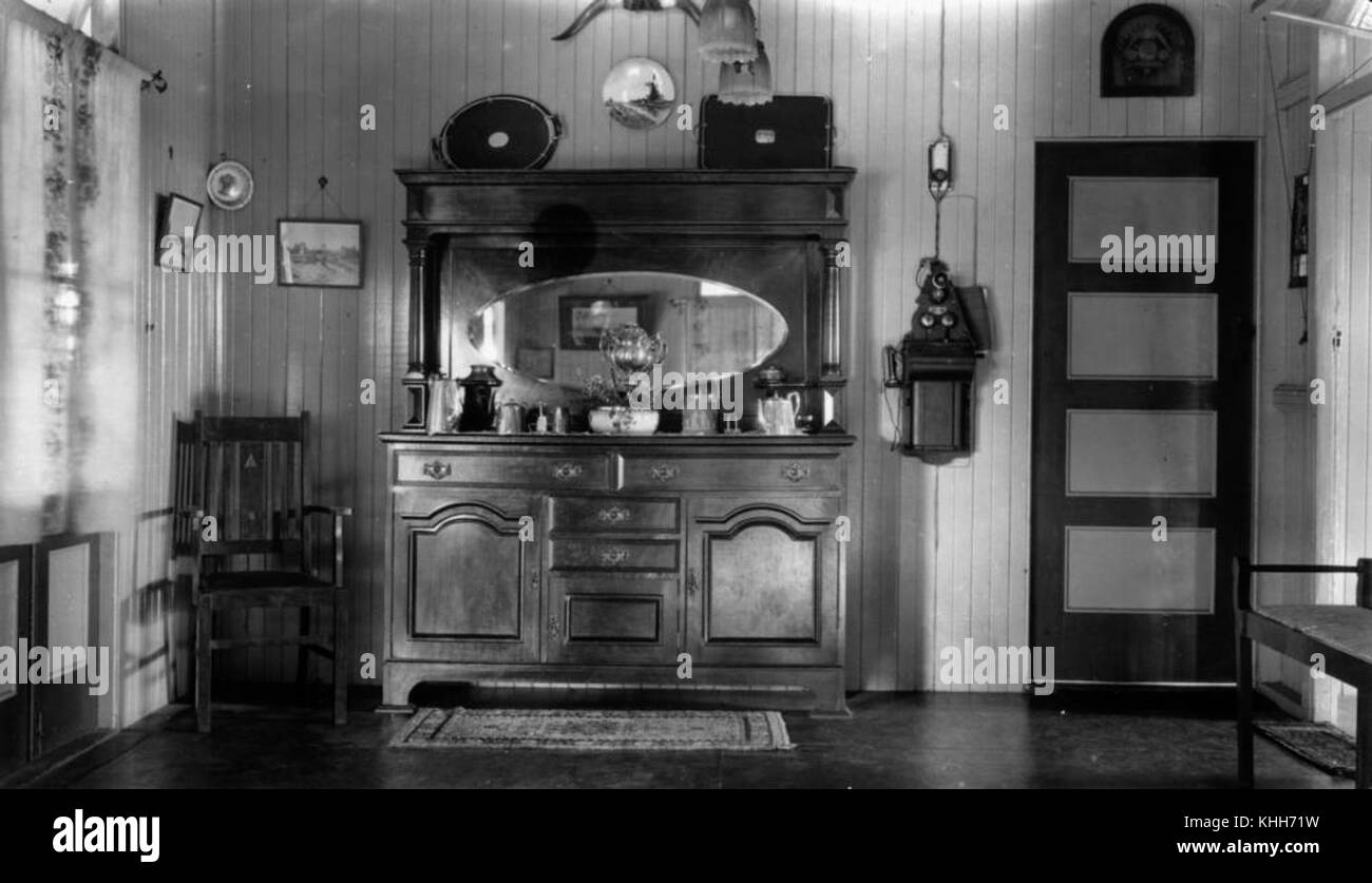 2 157230 Innenraum von Dorothy's House in Cairns, 1925 Stockfoto