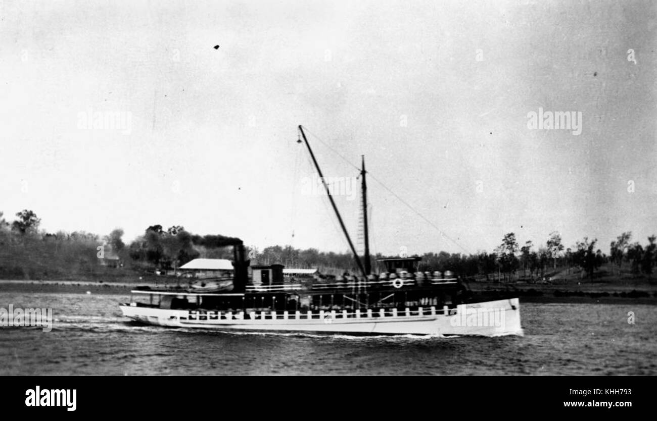 Die Grazier, ein Schiff mit der Nummer 1 148891, wurde hauptsächlich für den Gütertransport eingesetzt. Zu den Merkmalen des Schiffes gehören ein großer Rumpf und mehrere Decks, die für den Transport schwerer Lasten über das Meer ausgelegt sind. Stockfoto