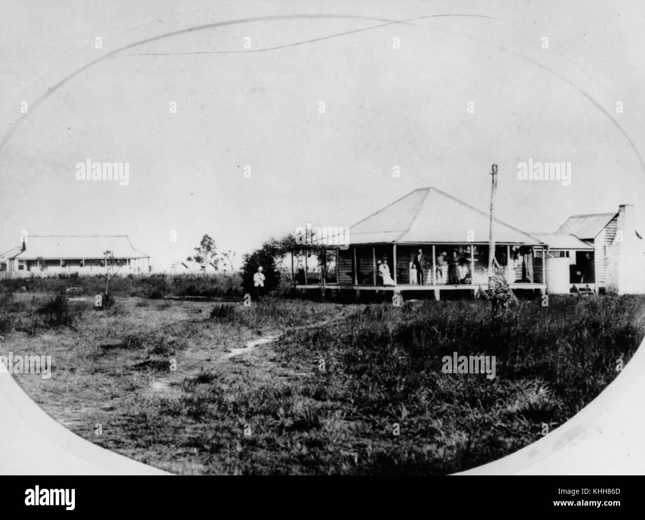 1 210960 von Ingham erste Post, Queensland, Ca. 1880 Stockfoto