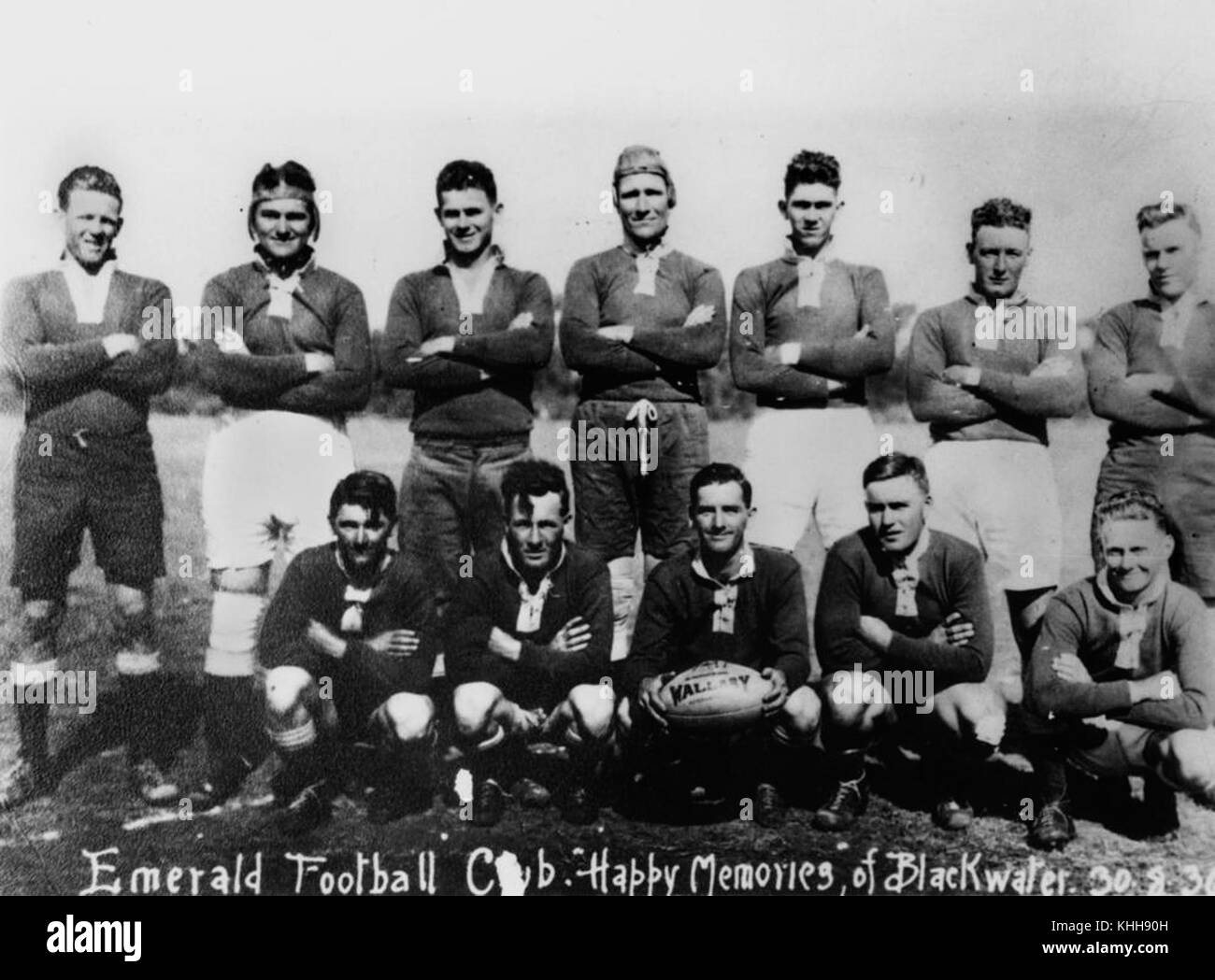 1 48176 Emerald Rugby League Football Club, 1936 Stockfoto
