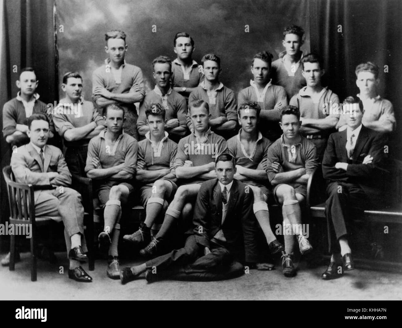 1 47964 Gymnasium Junior Football Club, Runners-Up im N. D.R.L.-Wettbewerb 1931 Stockfoto