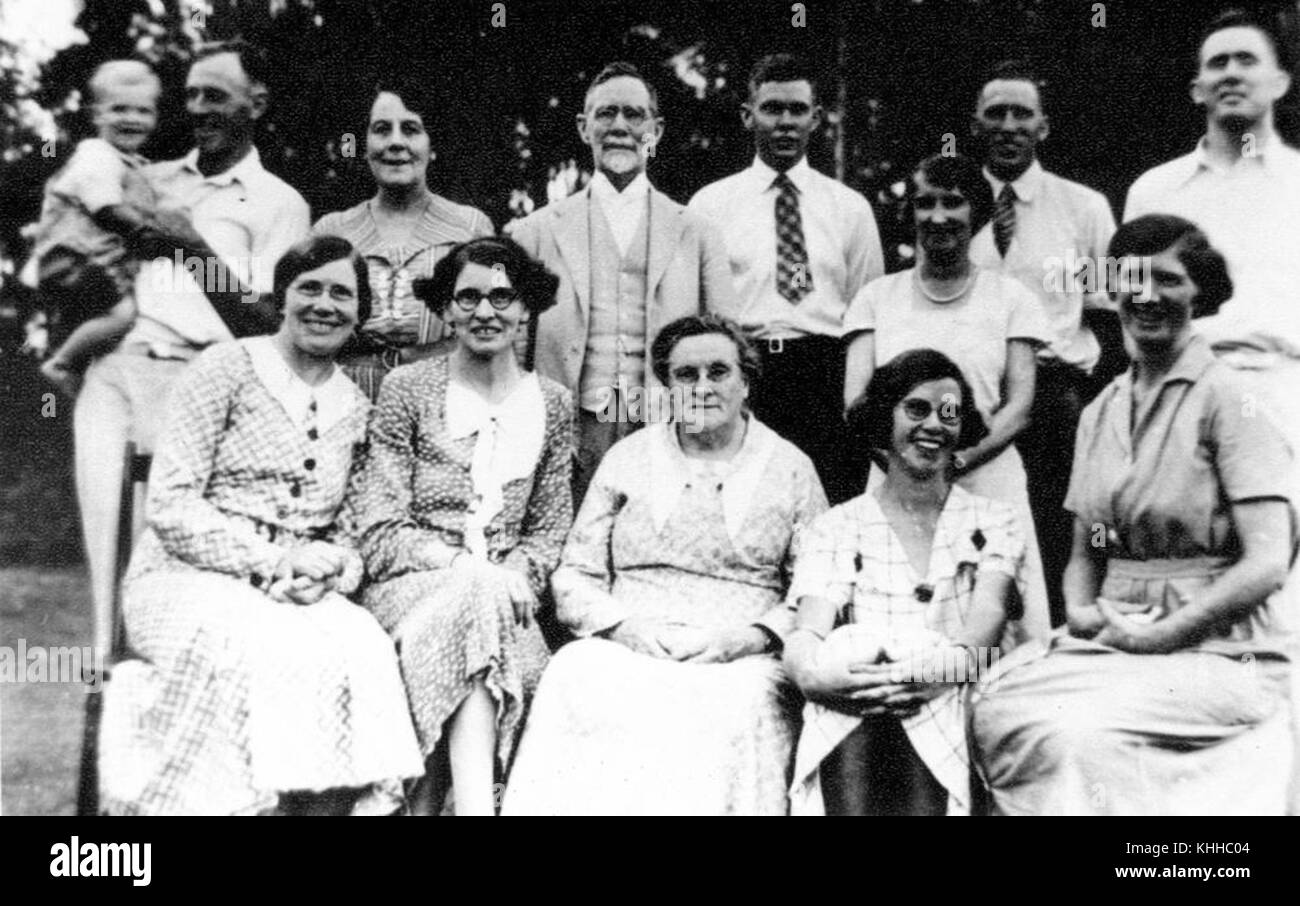 2 193935 Grigg Familie, Wamuran, 1936 Stockfoto