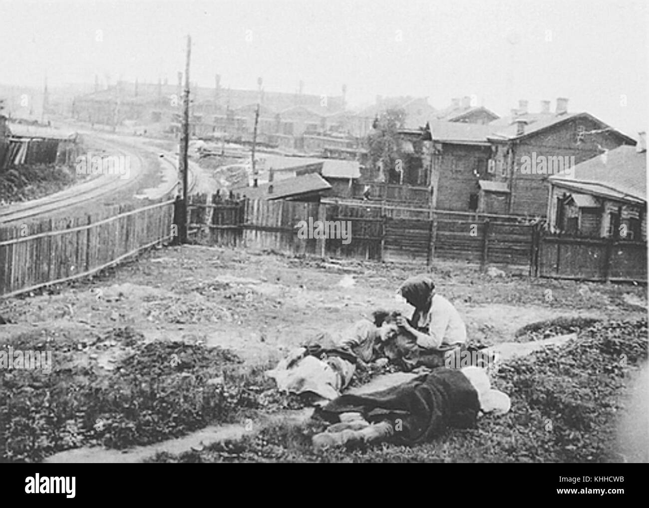 Eine Fotografie von Alexander Wienerberger, der mit dem Holodomor in Verbindung gebracht wurde, einer von Menschen verursachten Hungersnot in der Sowjetukraine in den frühen 1930er Jahren, einem tragischen historischen Ereignis in der ukrainischen Geschichte. Stockfoto