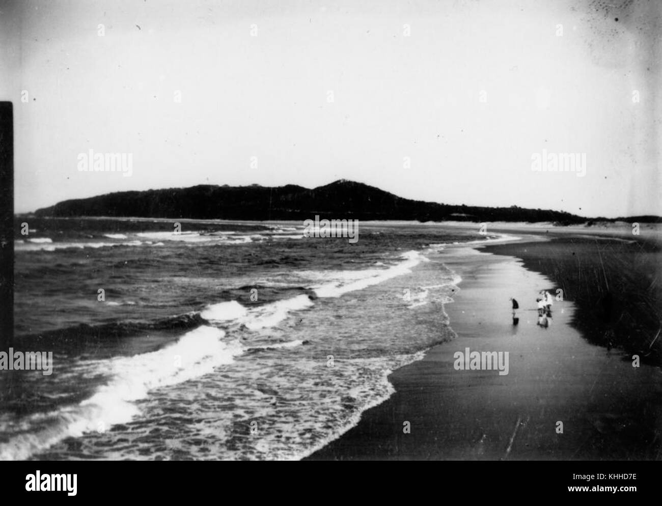 Blick auf bilinga Beach, Gold Coast, ca. 1900 Stockfoto Blick auf bilinga Beach, Gold Coast, ca. 1900 Stockfoto