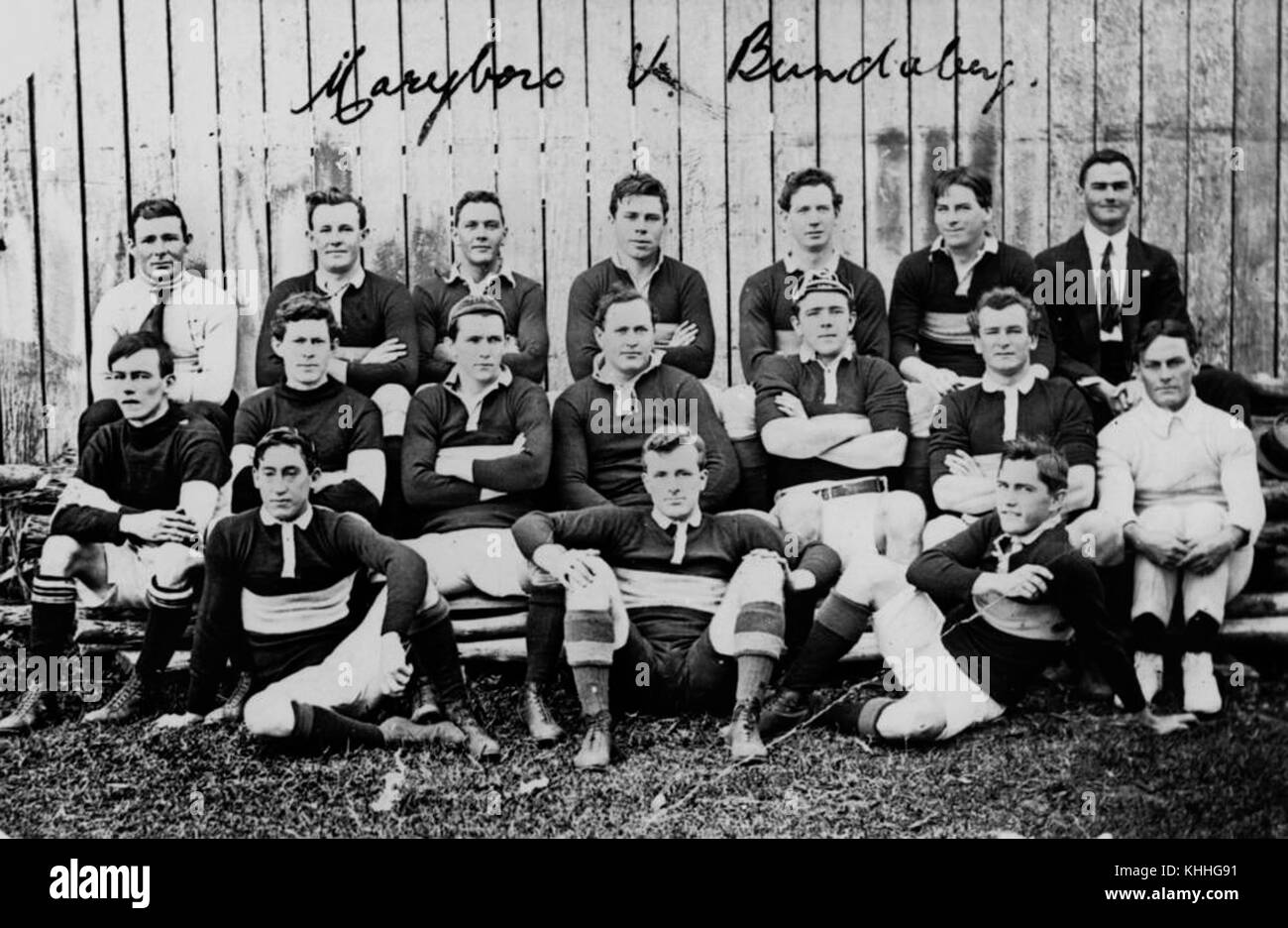 1 168651 Maryborough Rugby League Football Team, Ca. 1914 Stockfoto