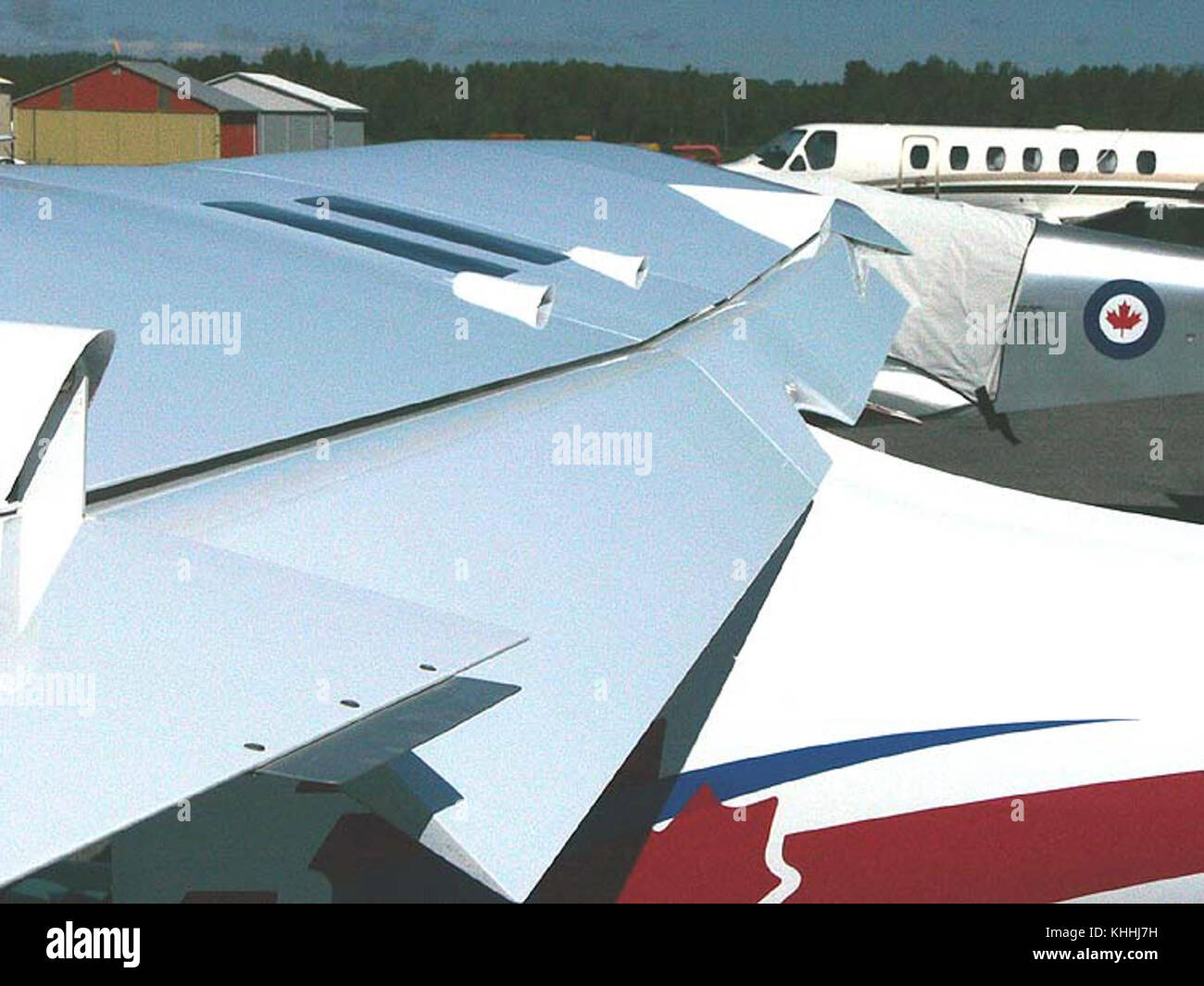 3Xtrim 3X55 IFUFFlaps TrainerC - 30 Grad Stockfoto