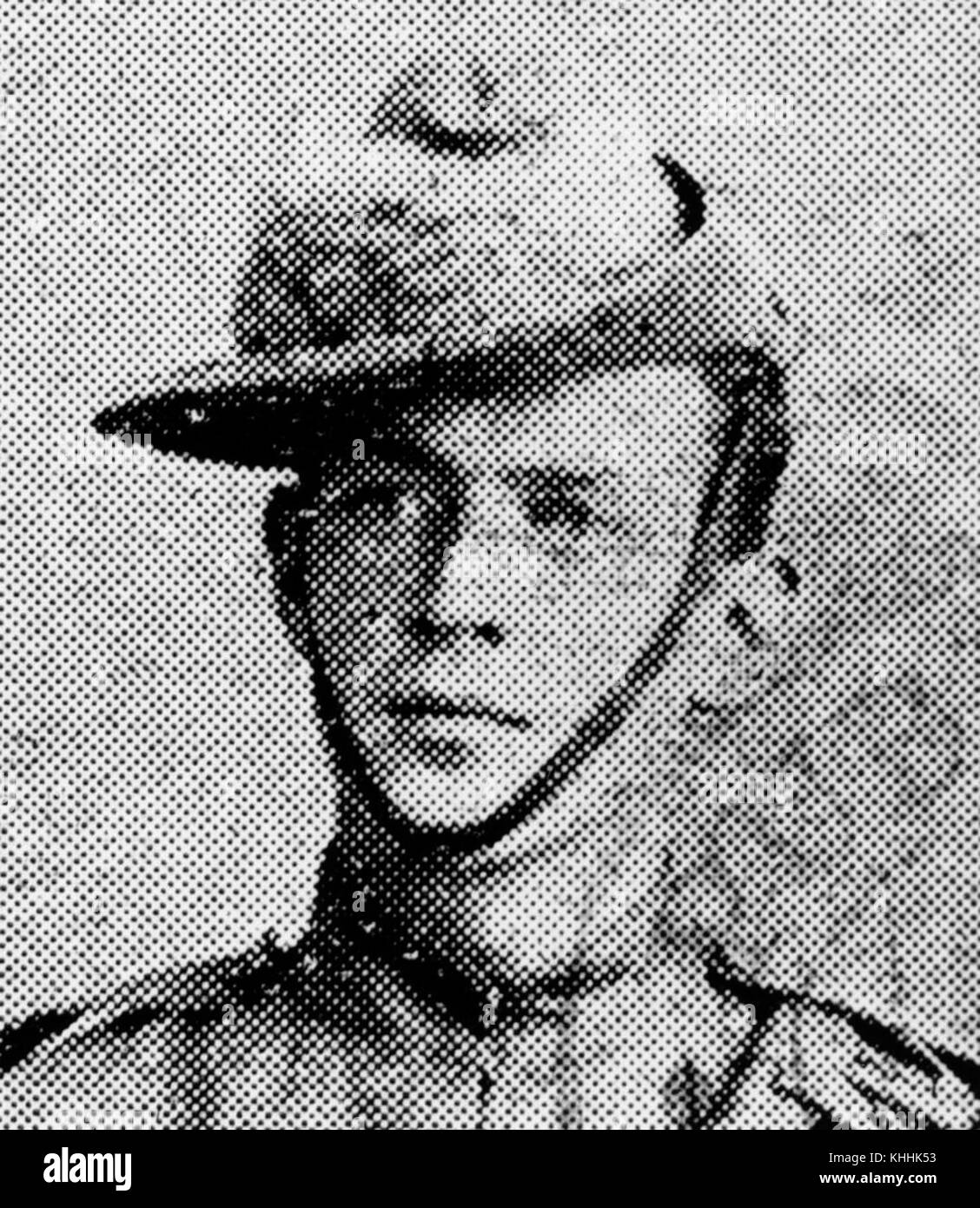 2171455 George William James See, der Teil war der Sechsten Queensland Kontingent im Burenkrieg, 1901 Stockfoto