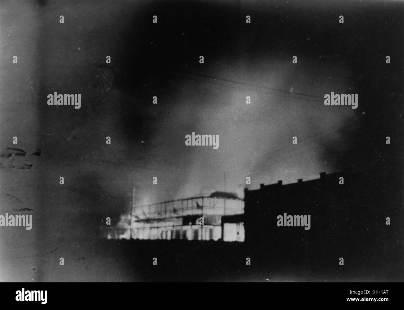 1 64639 Norden Gregory Hotel, Winton, Brennen in 1946 Stockfoto