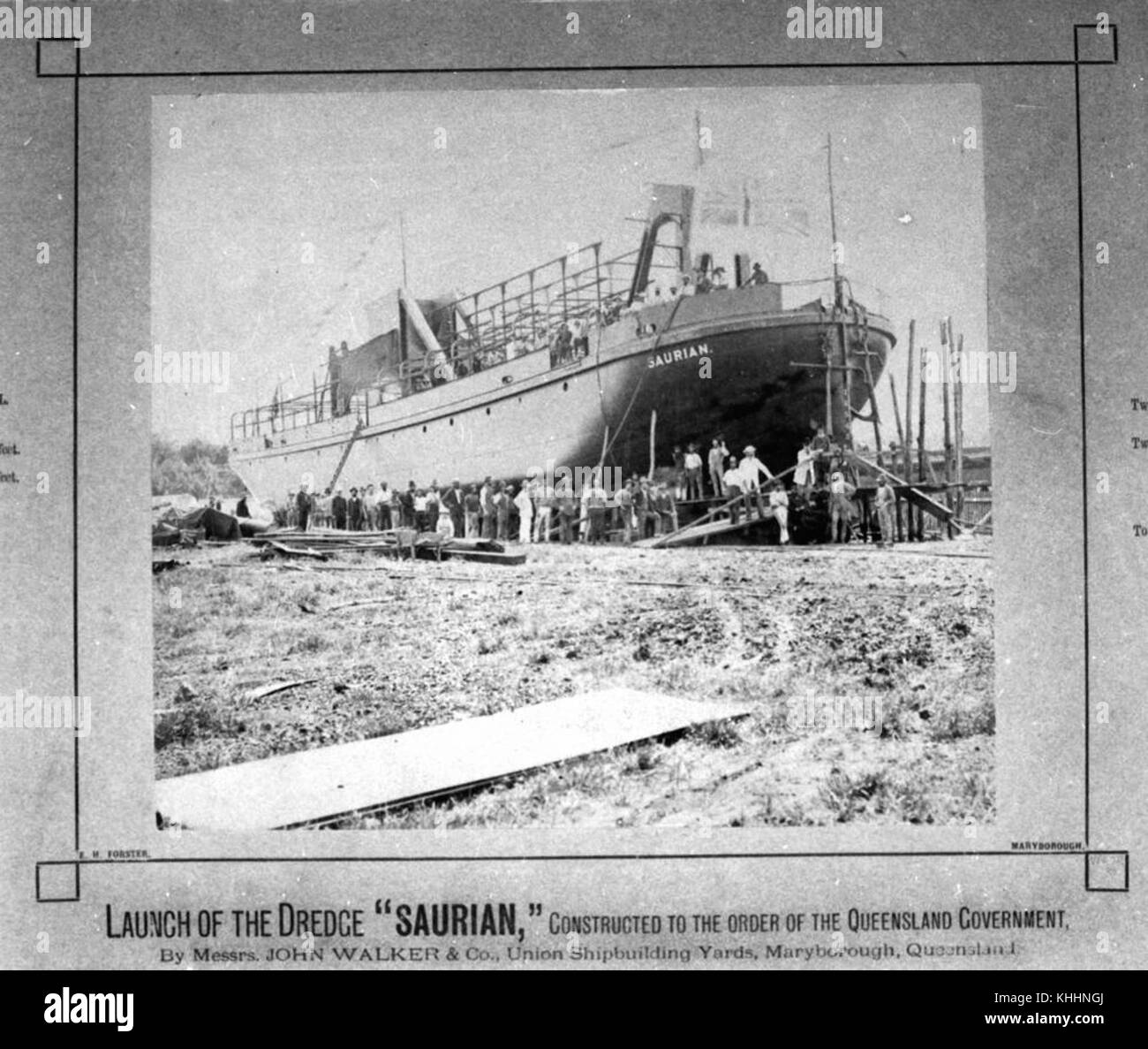 1 200503Saurier (Schiff) Stockfoto