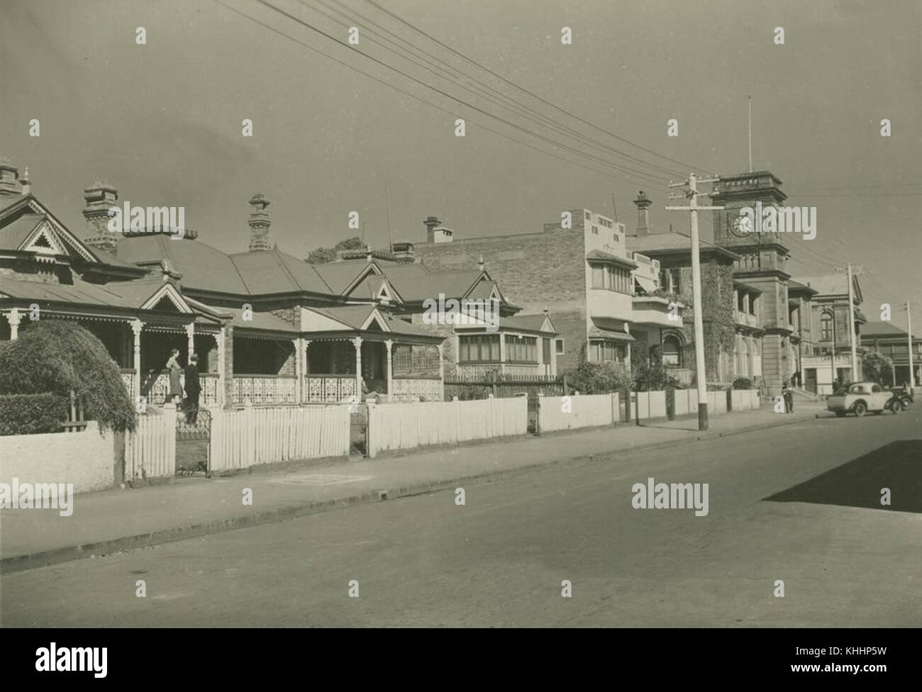 1 244880 Margaret Street in Toowoomba. Ca. 1940 Stockfoto