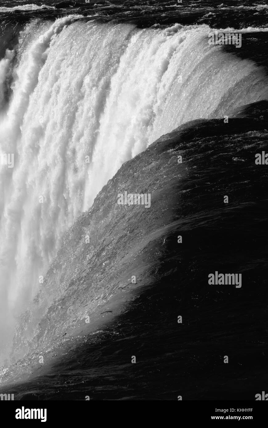 Rauschenden Wasser von Niagara Falls, Ontario, Kanada Stockfoto