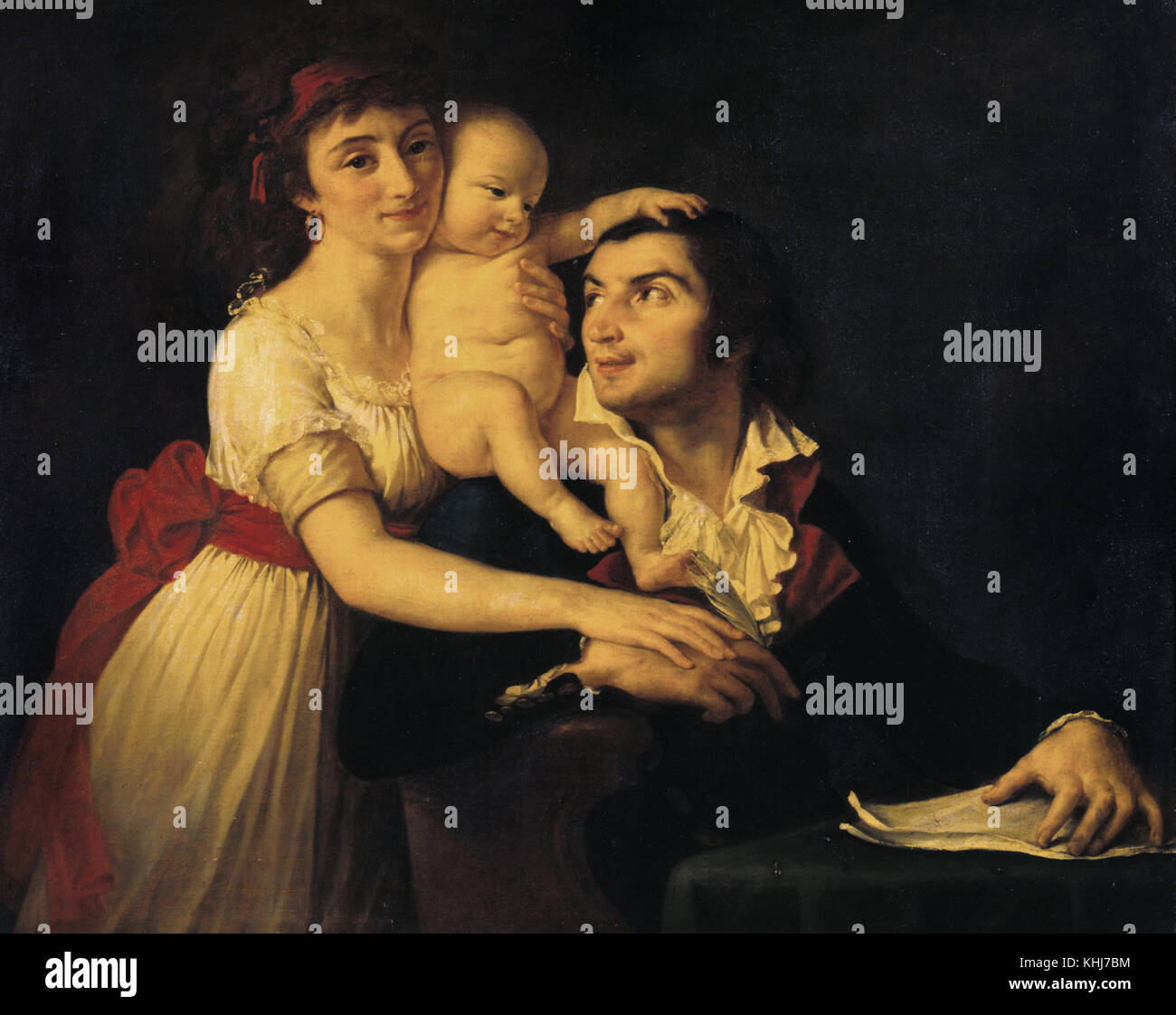 Studio von Jacques Louis David Camille Desmoulins, seine Frau und ihr