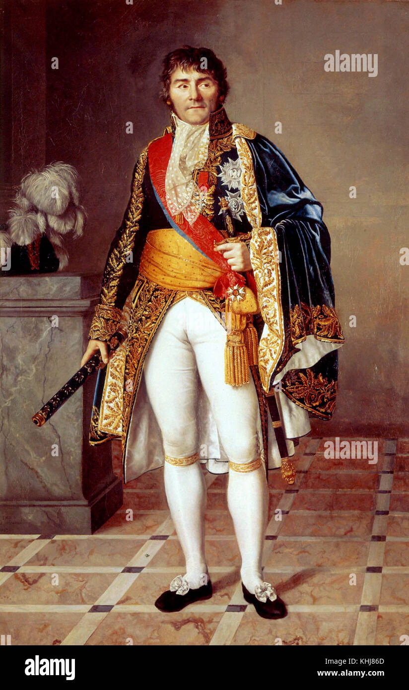 Davin Césarine Mirvault - Porträt des Marschalls François Joseph Lefebvre, Herzog von Dantzig, Marschall von Empire 1807 Stockfoto