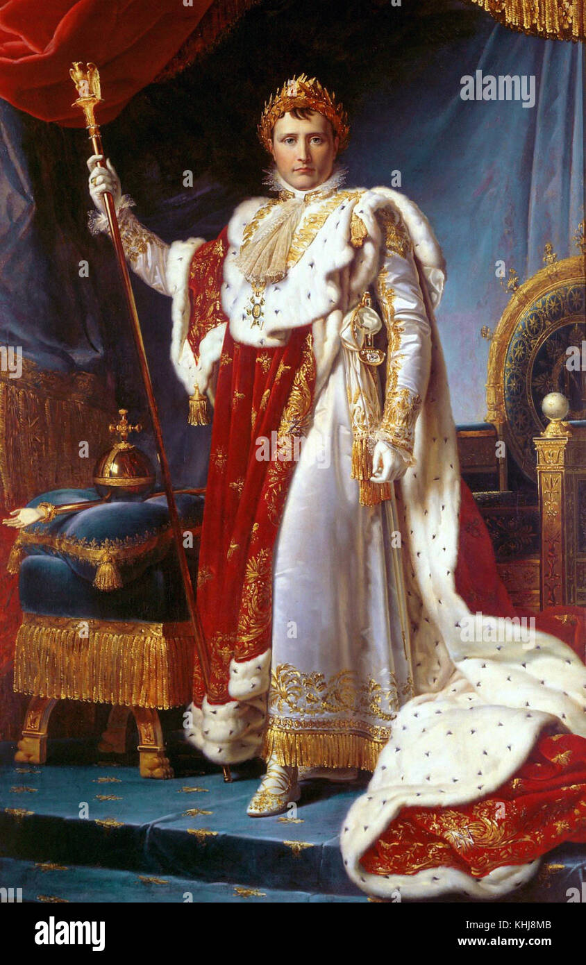 With coronation robe -Fotos und -Bildmaterial in hoher Auflösung – Alamy