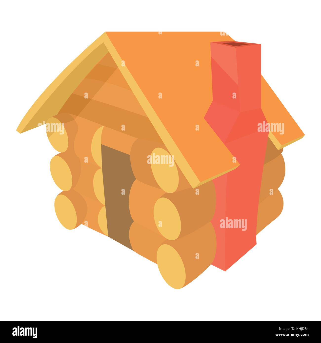 Kleine Hütte Symbol, Cartoon Stil Stock Vektor