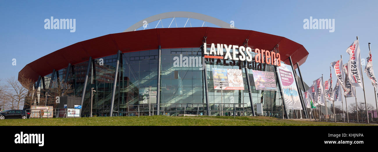 Lanxess Arena, Köln, Nordrhein-Westfalen, Deutschland, Europa Stockfoto