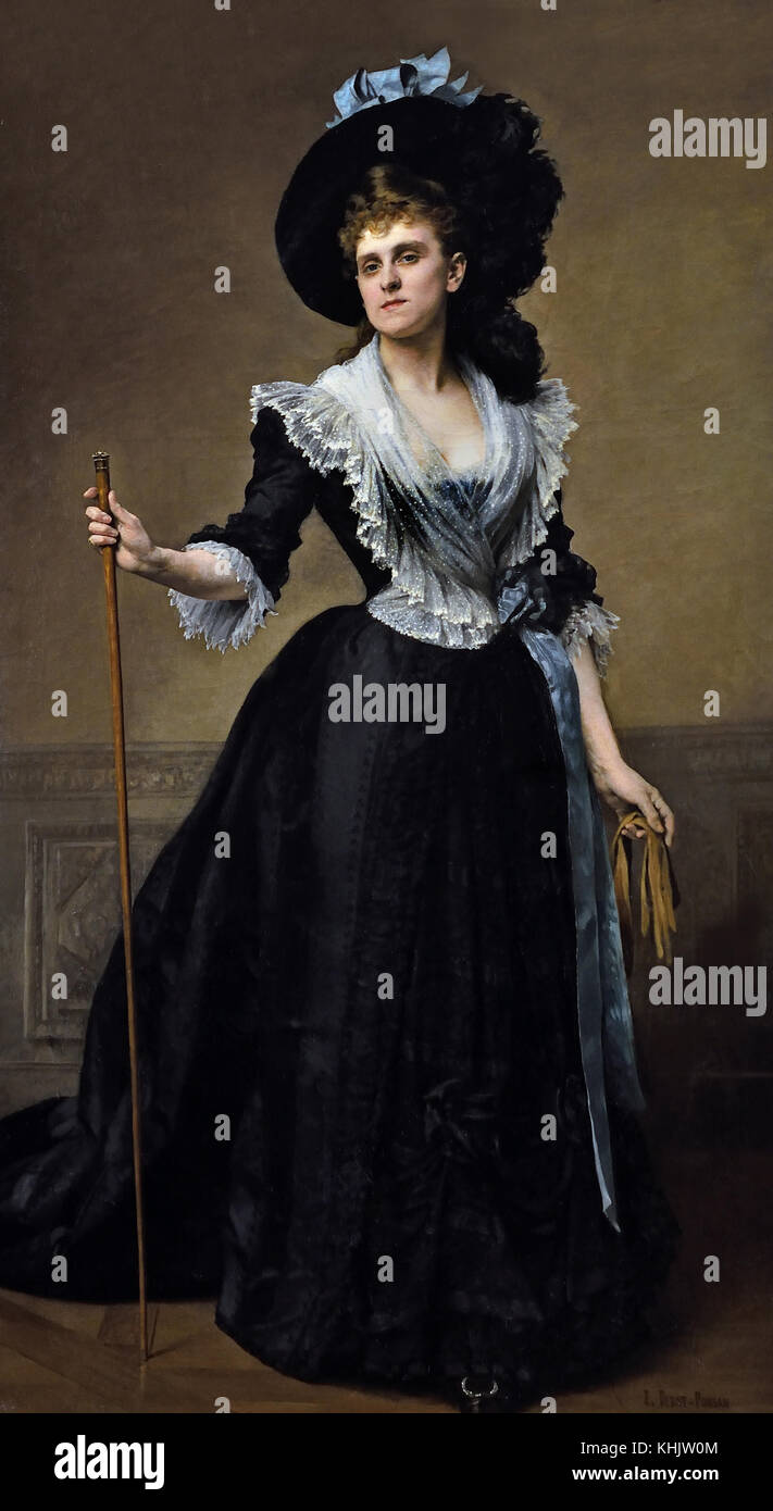 Portrait de la Comtesse Edmond Recope - Porträt der Gräfin Edmond Recope 1888: Edouard Vuillard 1847-1913 Frankreich Französisch Stockfoto