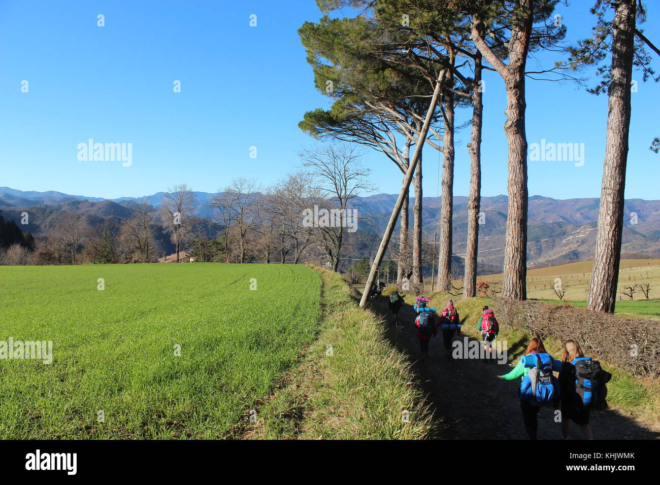 Landschaft Hügel Stockfoto