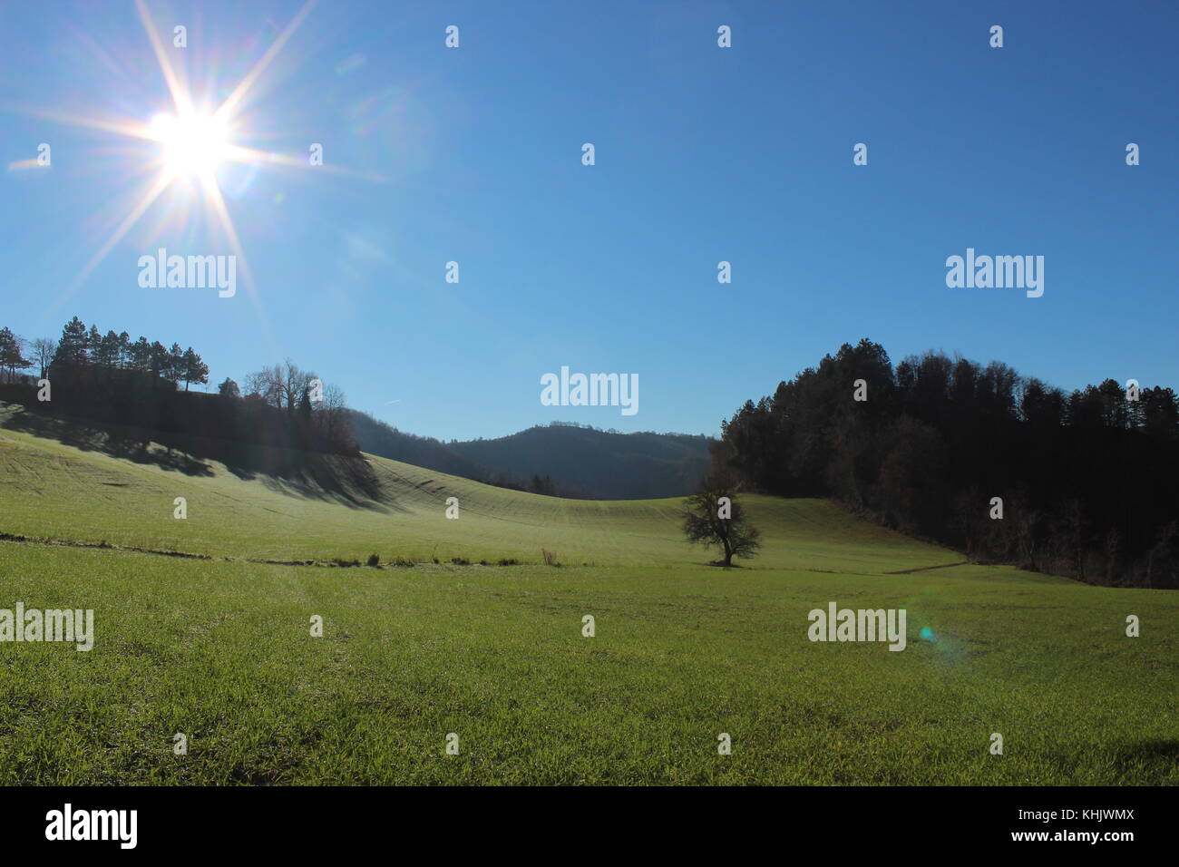 Landschaft Hügel Stockfoto