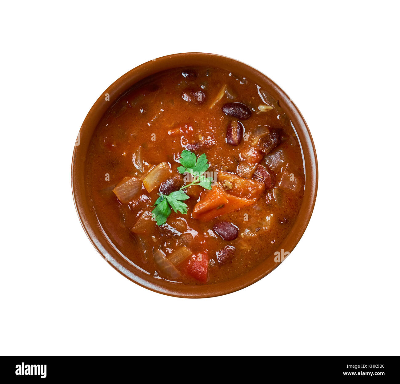 Machen rajma Dal-indische rote Kidney-bohnen curry Stockfoto