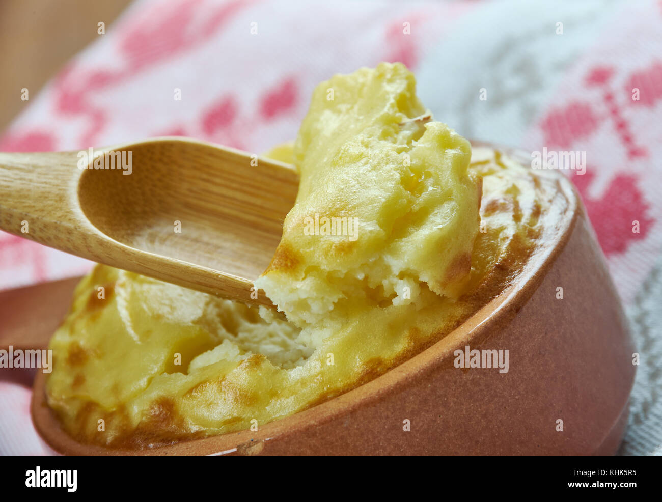 Kartoffelpüree Kuchen Stockfoto