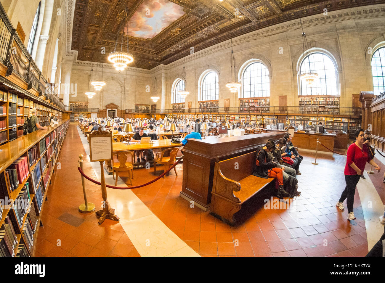 Die Rose Main Reading Room New York Public Library Fifth