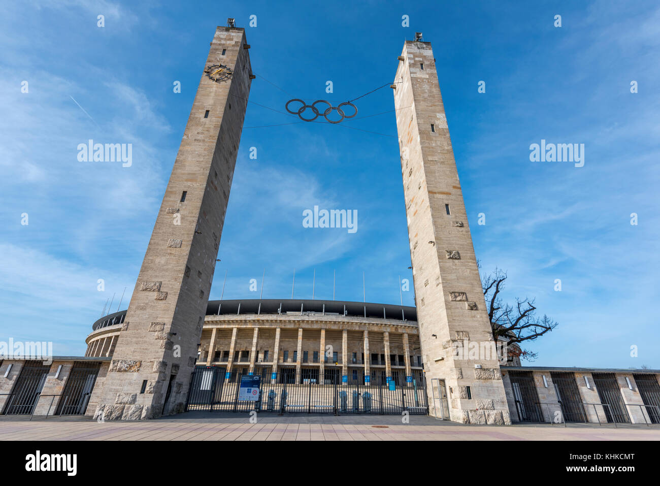 Besuch Olympiastadion. Berlin, Deutschland Stockfoto Besuch Olympiastadion. Berlin, Deutschland Stockfoto
